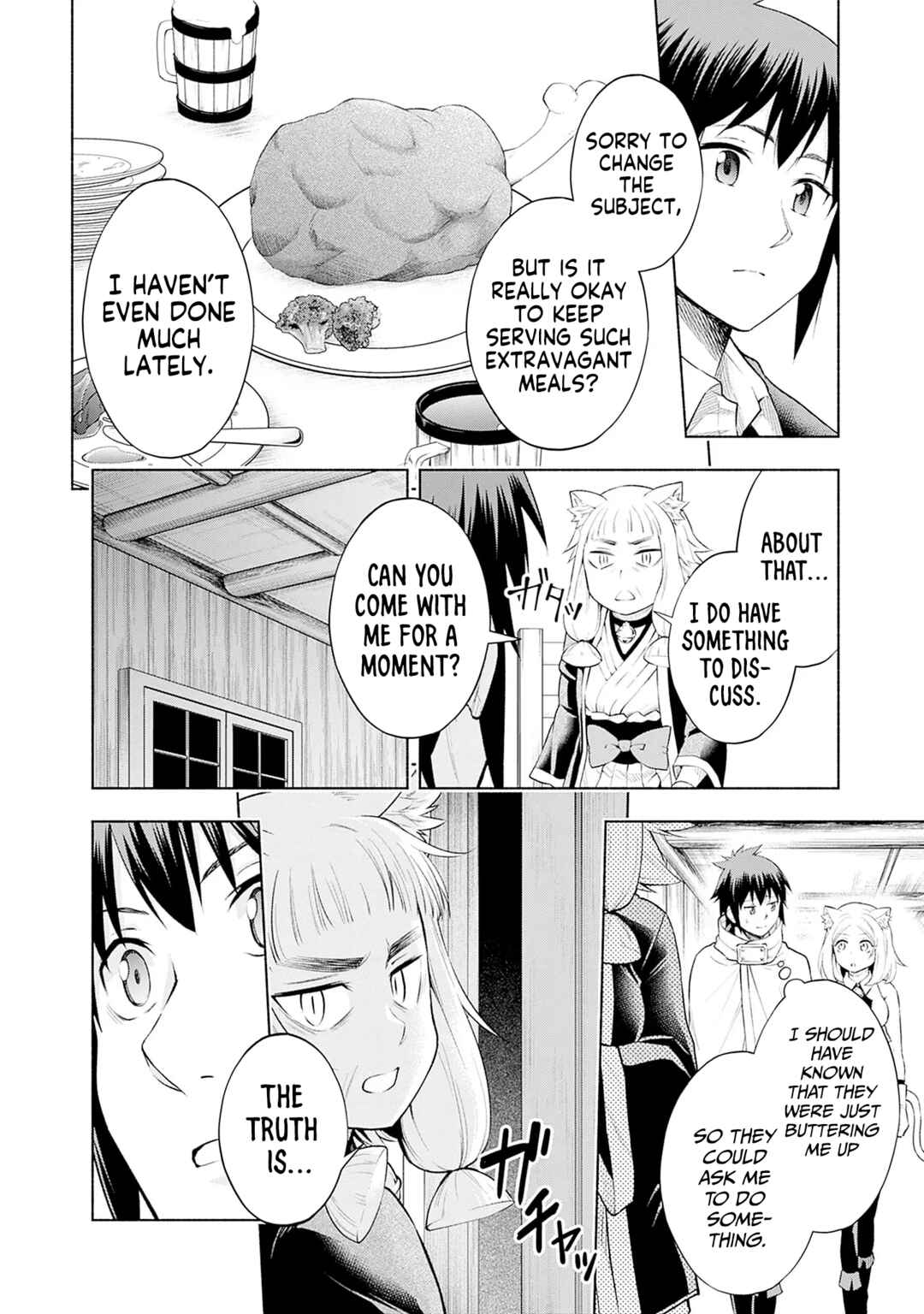 Eroge no Sekai de Slow Life ~Issho ni Isekai Teni shitekita Yarisaa no Daigakusei-tachi ni Tsuihou sareta node, Henkyou de Muteki ni Natte Shin no Heroine-tachi to Yoroshiku Yarimasu~ Chapter 6 - Page 12