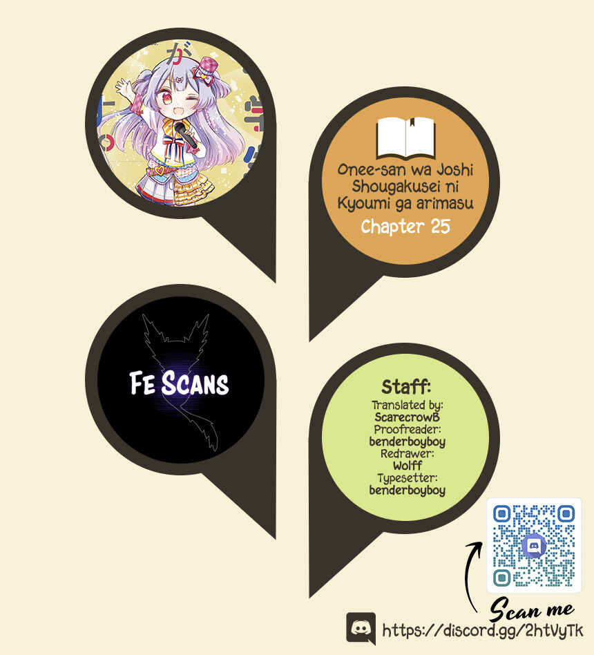 Onee-san wa Joshi Shougakusei ni Kyoumi ga arimasu Chapter 25 - Page 1