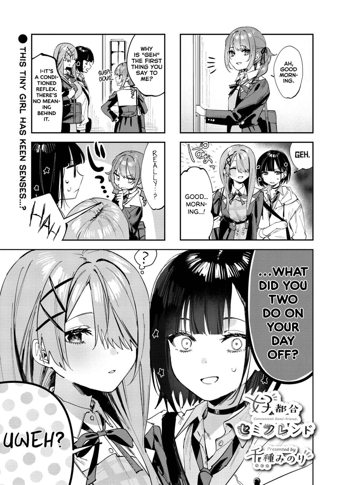 Koutsugou Semi-Friend Chapter 10 - Page 1