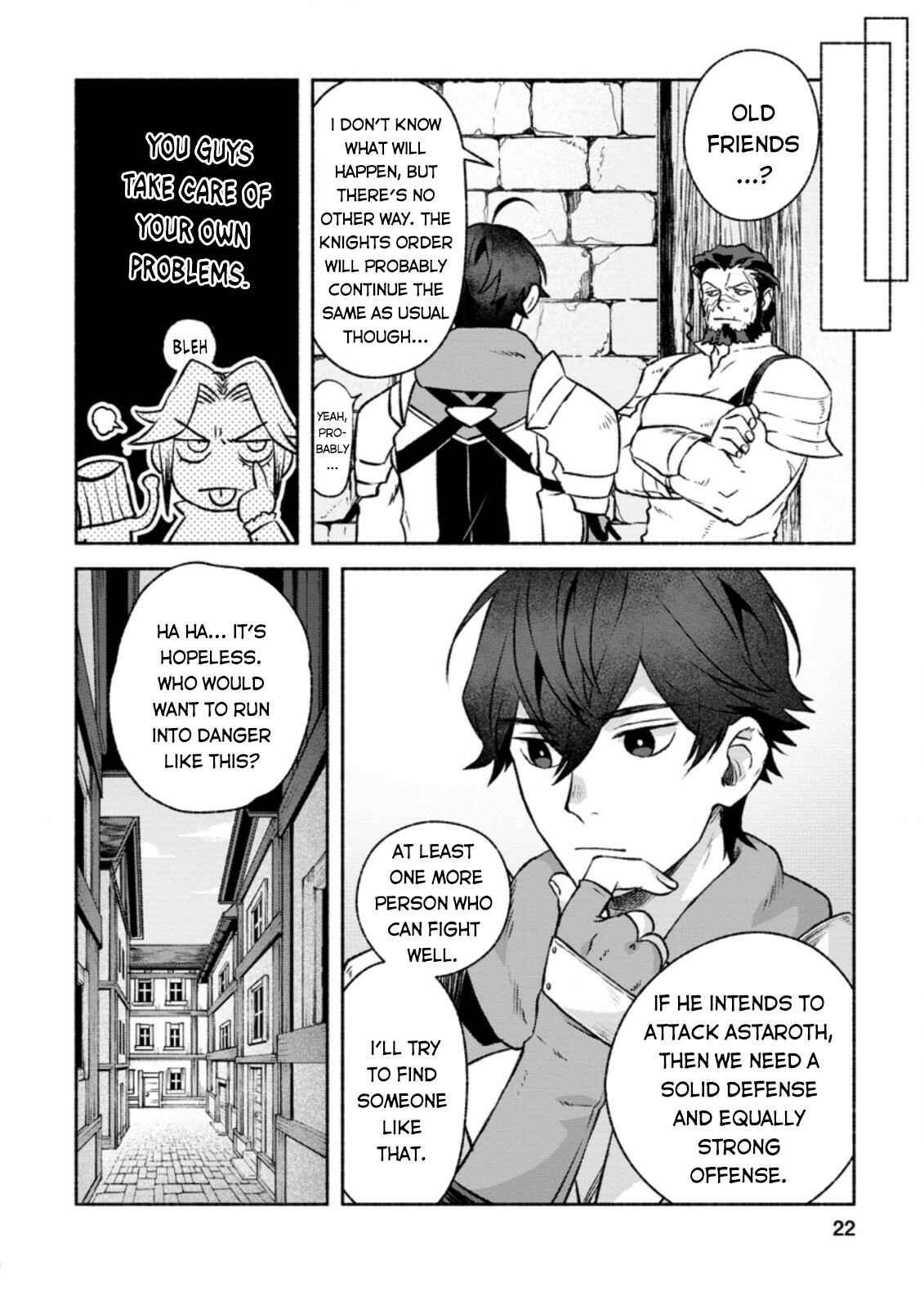 Sono Monban, Saikyou ni Tsuki: Tsuihou Sareta Bougyoryoku 9999 no Senshi, Outo no Monban to shite Musou Suru Chapter 11 - Page 21