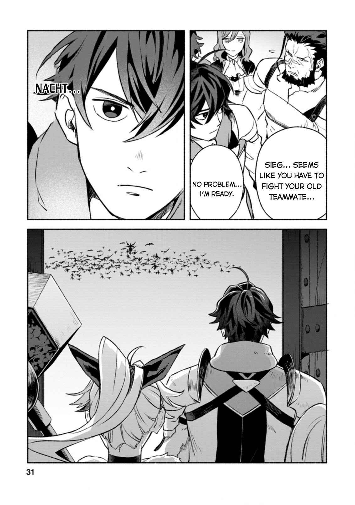Sono Monban, Saikyou ni Tsuki: Tsuihou Sareta Bougyoryoku 9999 no Senshi, Outo no Monban to shite Musou Suru Chapter 11 - Page 30