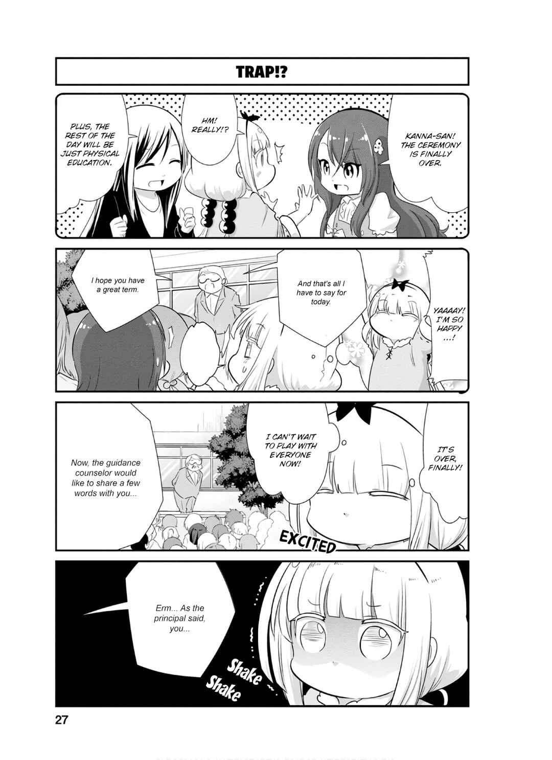 Kobayashi-san Chi no Maid Dragon - Kanna no Nichijou Chapter 72 - Page 9