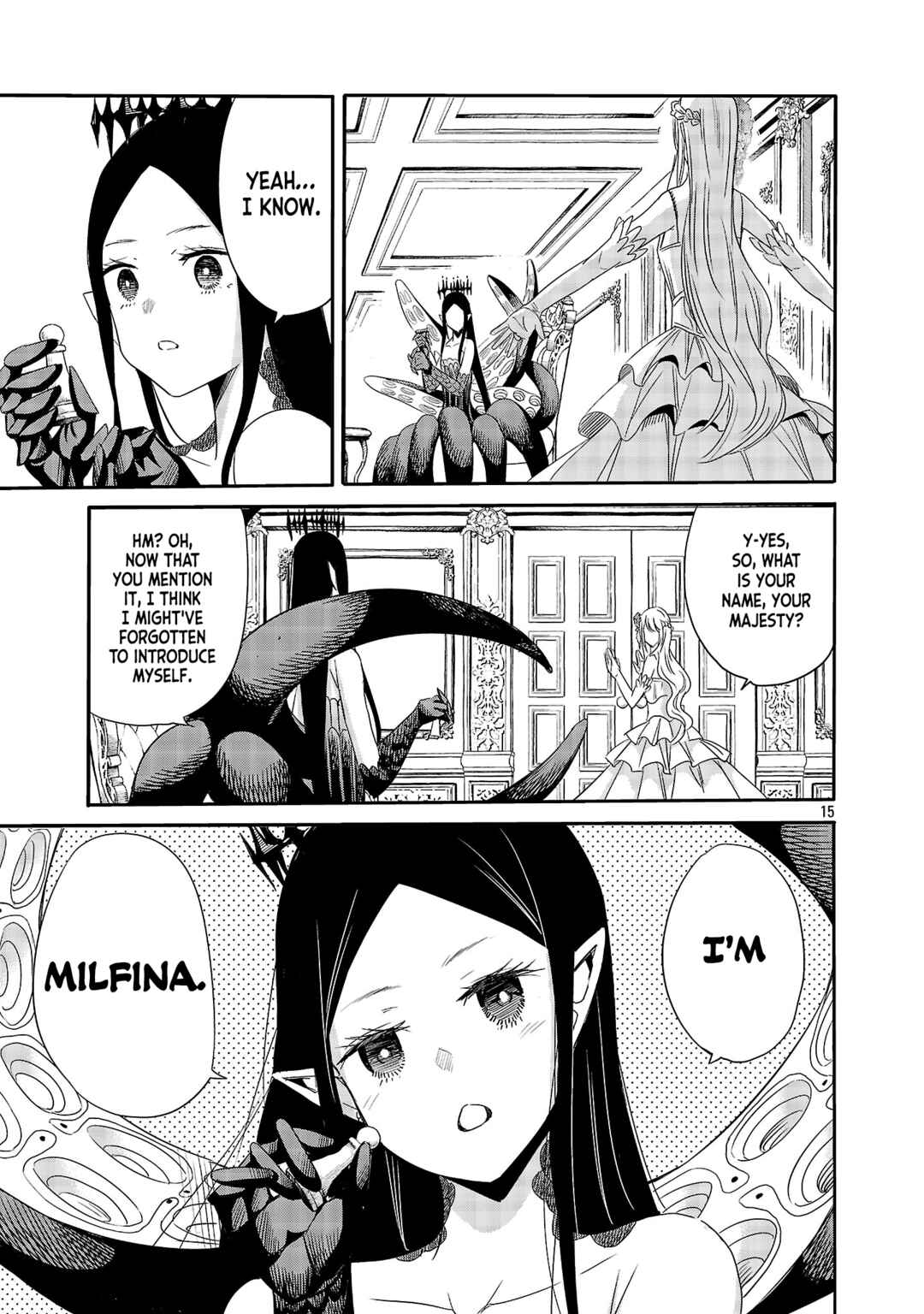 Koushaku Reijou no Rouraku Mission ~Maou to no Seiryaku Kekkon ga, Jinrui Saigo no Kirifuda desu!... tte, Maou ga Onnanoko no Baai wa Dou Sureba Ii no desu ka!?~ Chapter 3 - Page 15