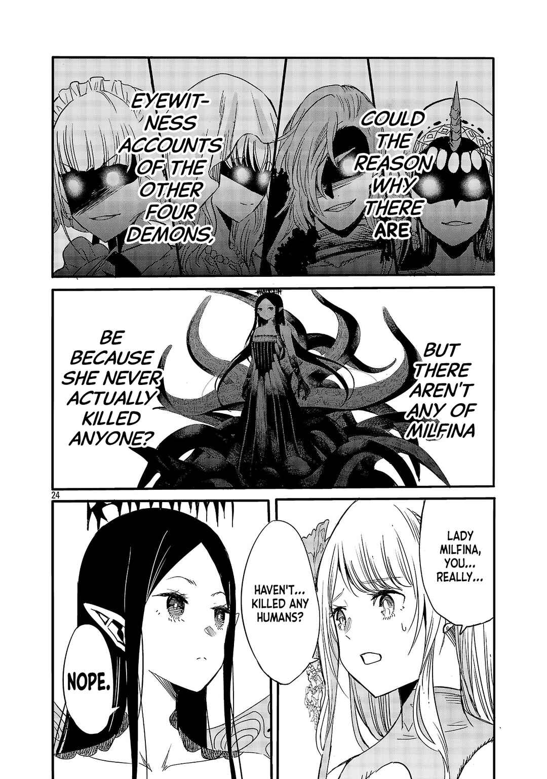 Koushaku Reijou no Rouraku Mission ~Maou to no Seiryaku Kekkon ga, Jinrui Saigo no Kirifuda desu!... tte, Maou ga Onnanoko no Baai wa Dou Sureba Ii no desu ka!?~ Chapter 3 - Page 24