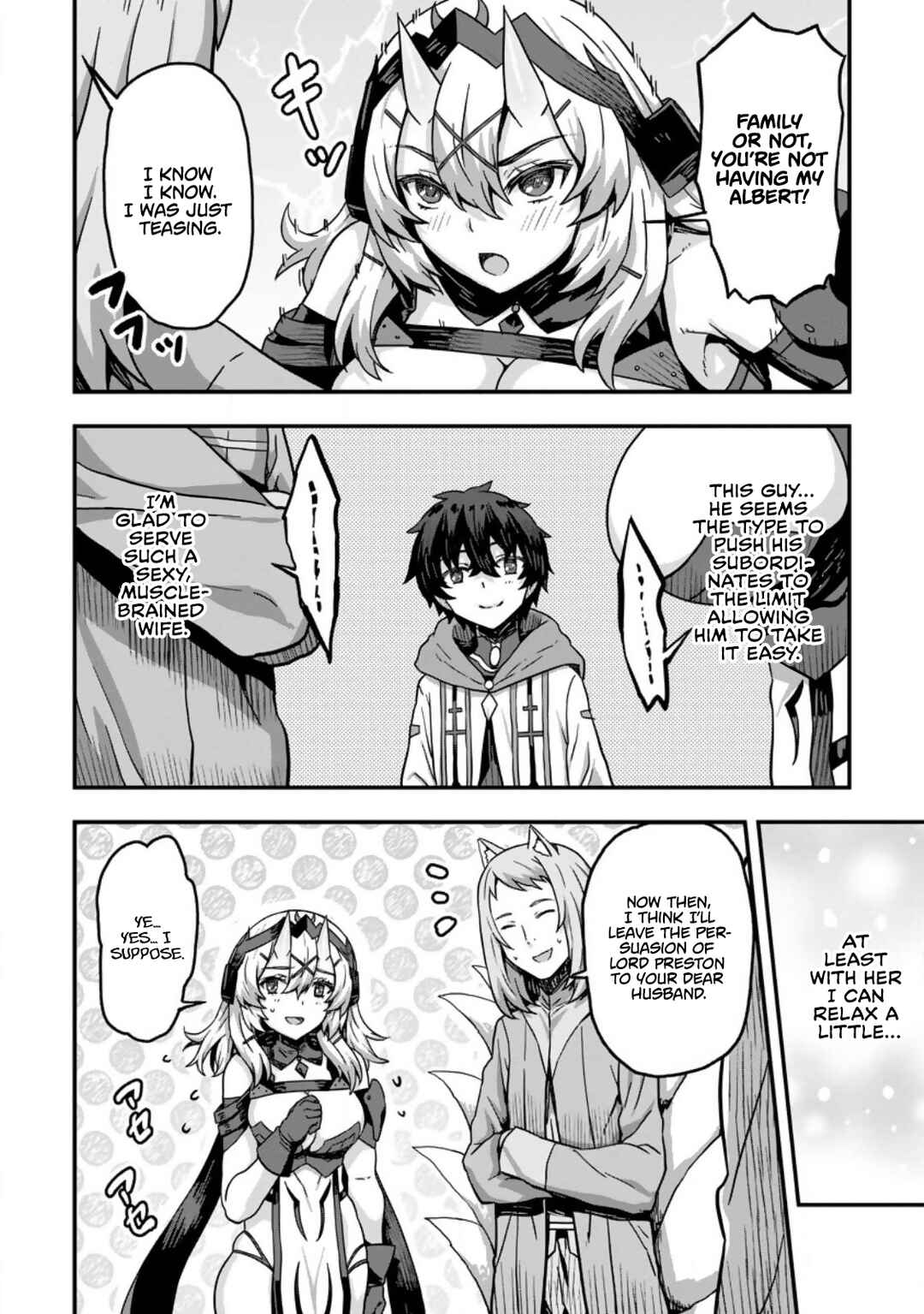 Isekai Saikyou no Yome desu ga, Yoru no Tatakai wa Ore no Hou ga Tsuyoi You desu - Chiryaku wo Ikashite Nariagaru Harem Senki Chapter 2 - Page 22
