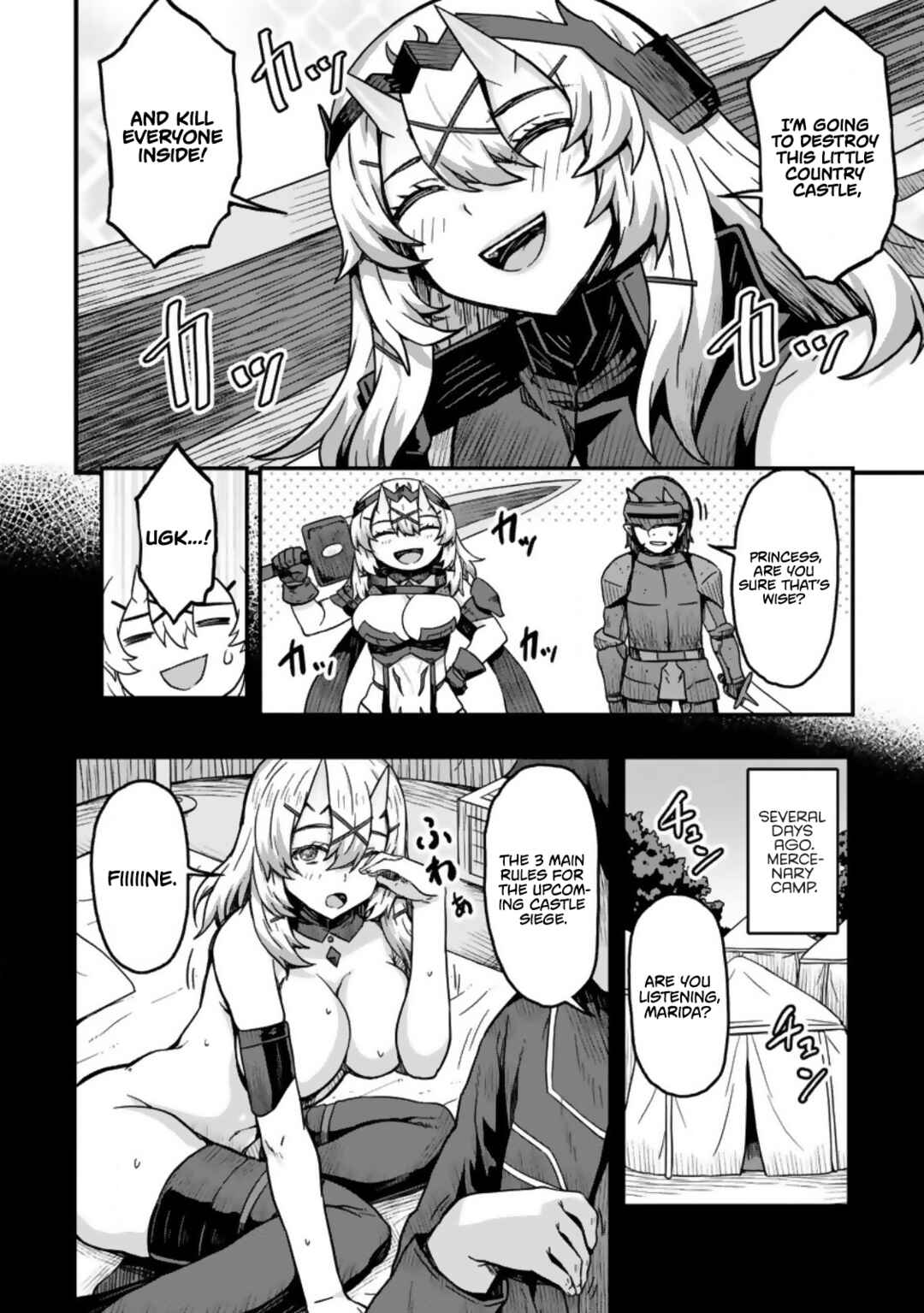 Isekai Saikyou no Yome desu ga, Yoru no Tatakai wa Ore no Hou ga Tsuyoi You desu - Chiryaku wo Ikashite Nariagaru Harem Senki Chapter 2 - Page 4