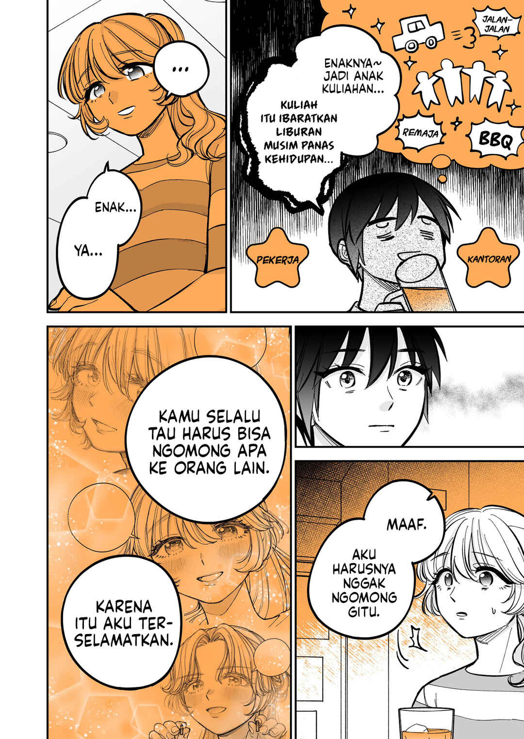 Genkai OL to Joshi Daisei ga 〇〇 Suru Hanashi Chapter 3.2 - Page 4