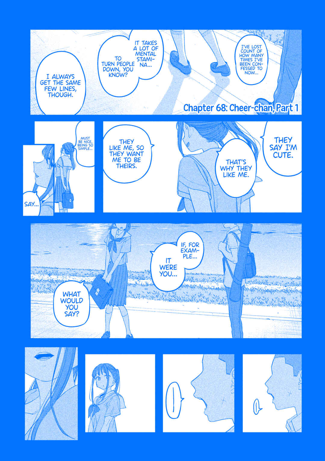 Getsuyoubi no Tawawa (Blue) (Fan Colored) Chapter 68 - Page 2