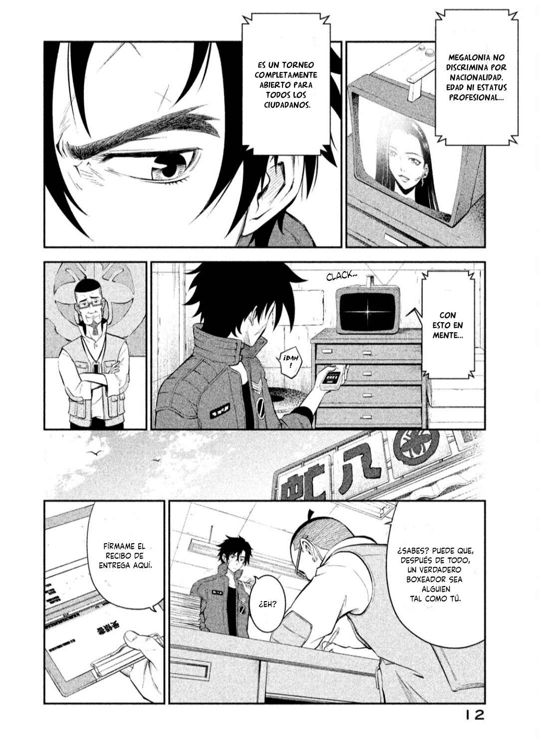 Megalo Box: Shukumei no Souken Chapter 1 - Page 14