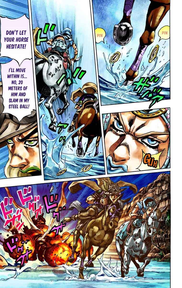 JoJo no Kimyou na Bouken: Part 7 - Steel Ball Run Color-ban Chapter 23 - Page 10