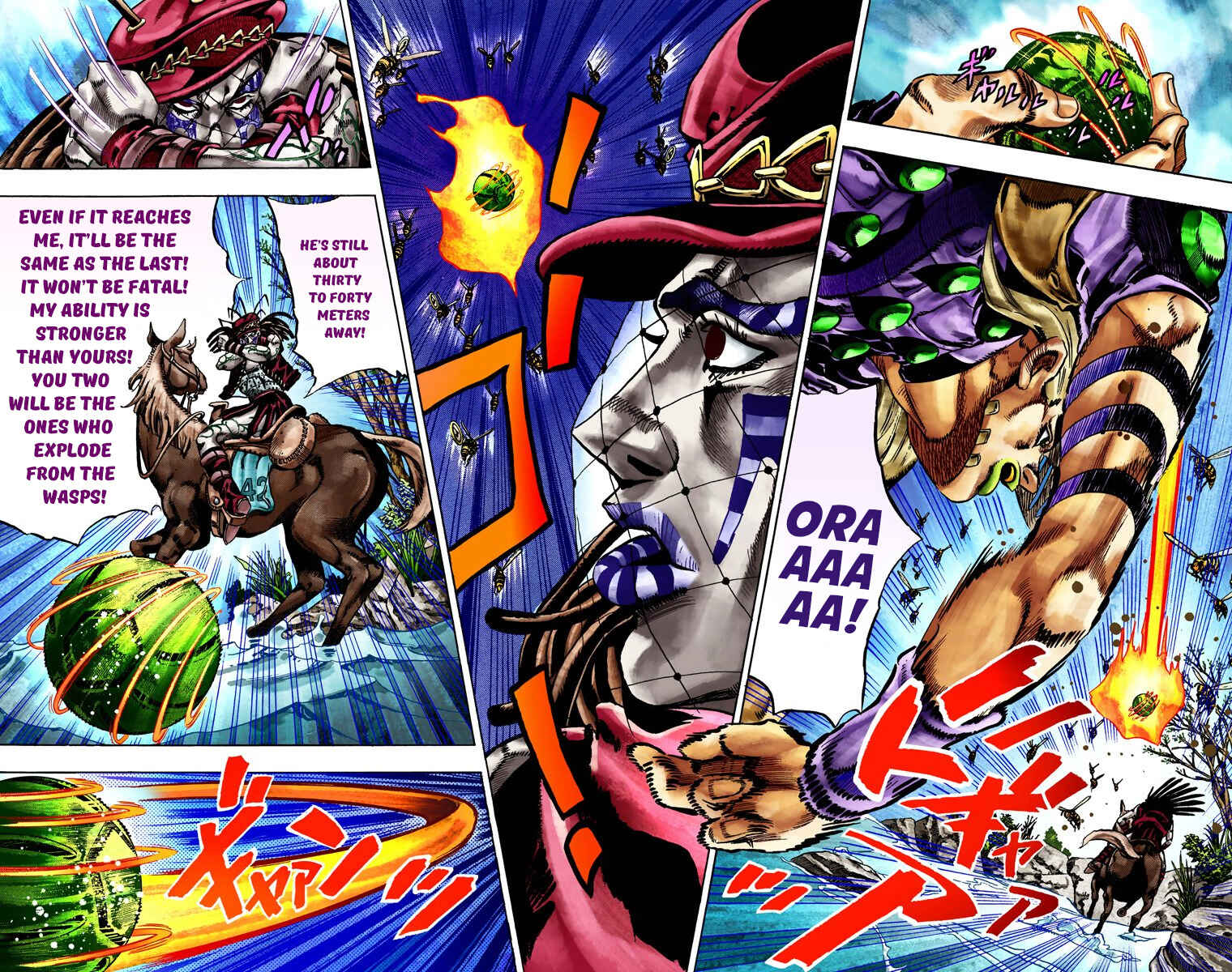 JoJo no Kimyou na Bouken: Part 7 - Steel Ball Run Color-ban Chapter 23 - Page 16