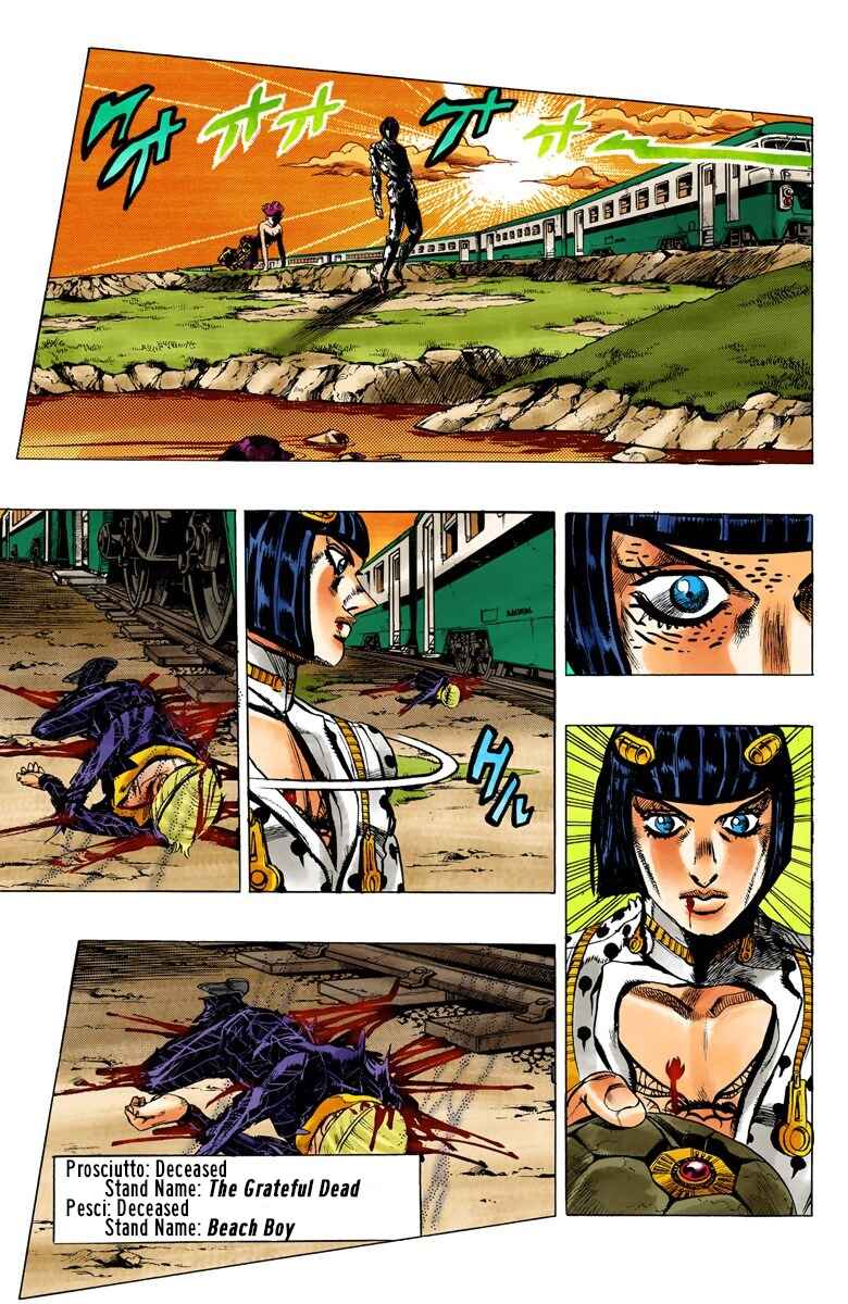 JoJo no Kimyou na Bouken: Part 5 - Ougon no Kaze Color-ban Chapter 60 - Page 13