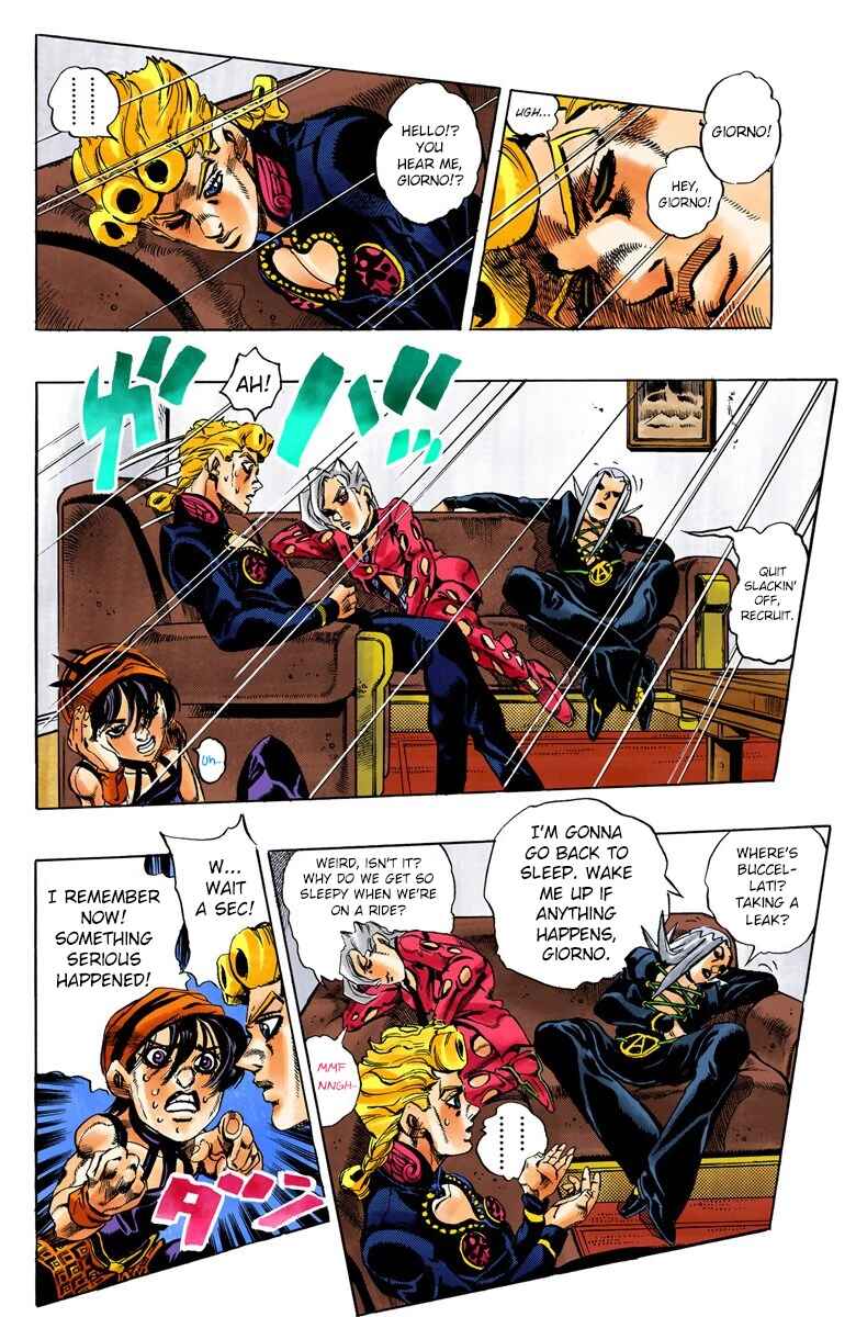 JoJo no Kimyou na Bouken: Part 5 - Ougon no Kaze Color-ban Chapter 60 - Page 14
