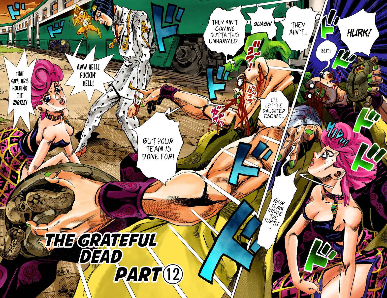 JoJo no Kimyou na Bouken: Part 5 - Ougon no Kaze Color-ban Chapter 60 - Page 3