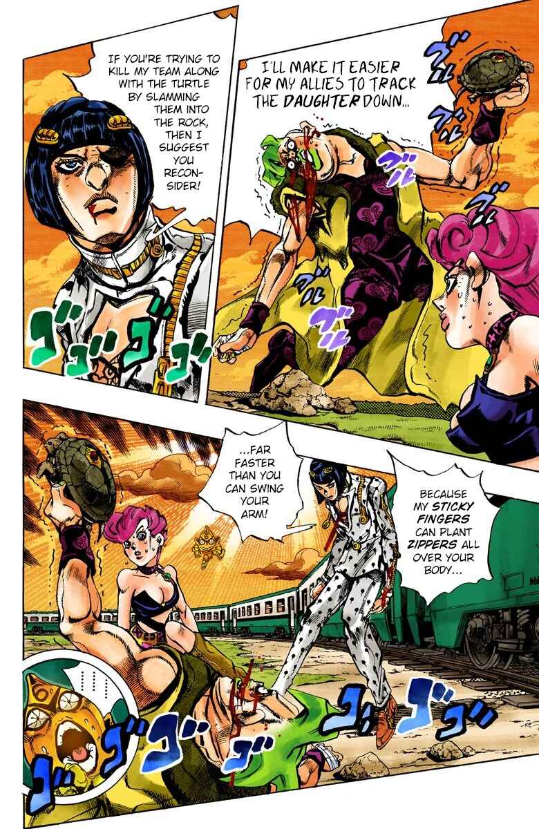 JoJo no Kimyou na Bouken: Part 5 - Ougon no Kaze Color-ban Chapter 60 - Page 4