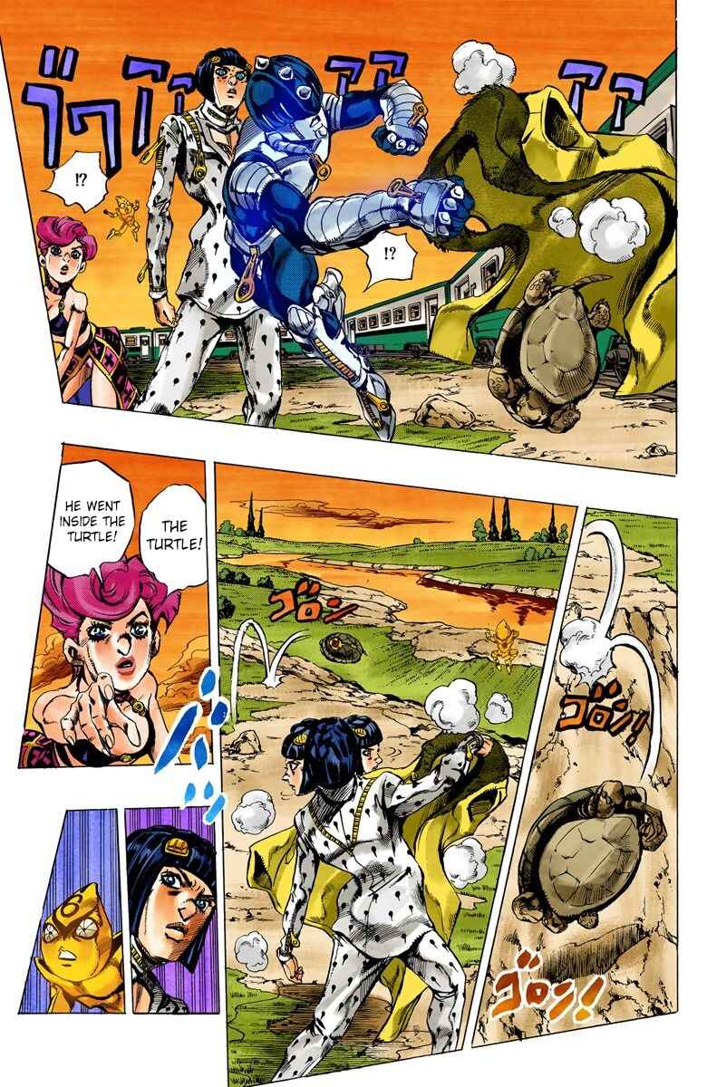 JoJo no Kimyou na Bouken: Part 5 - Ougon no Kaze Color-ban Chapter 60 - Page 7