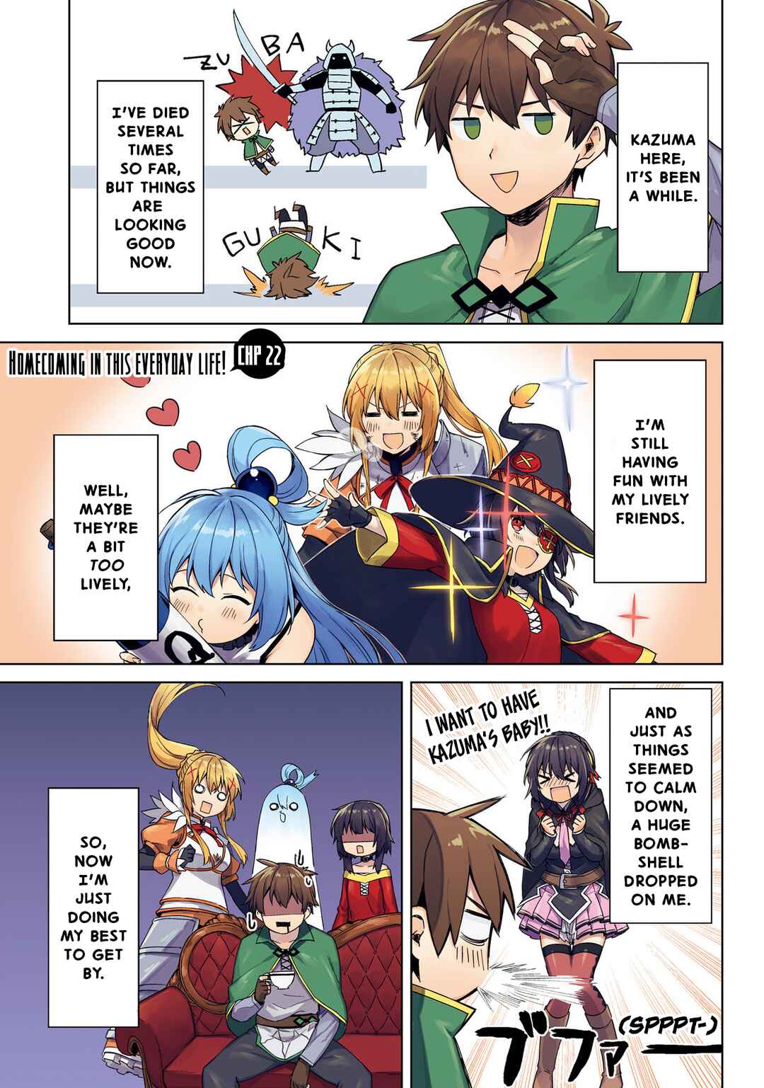 Kono Subarashii Sekai ni Nichijou wo! Chapter 22 - Page 4