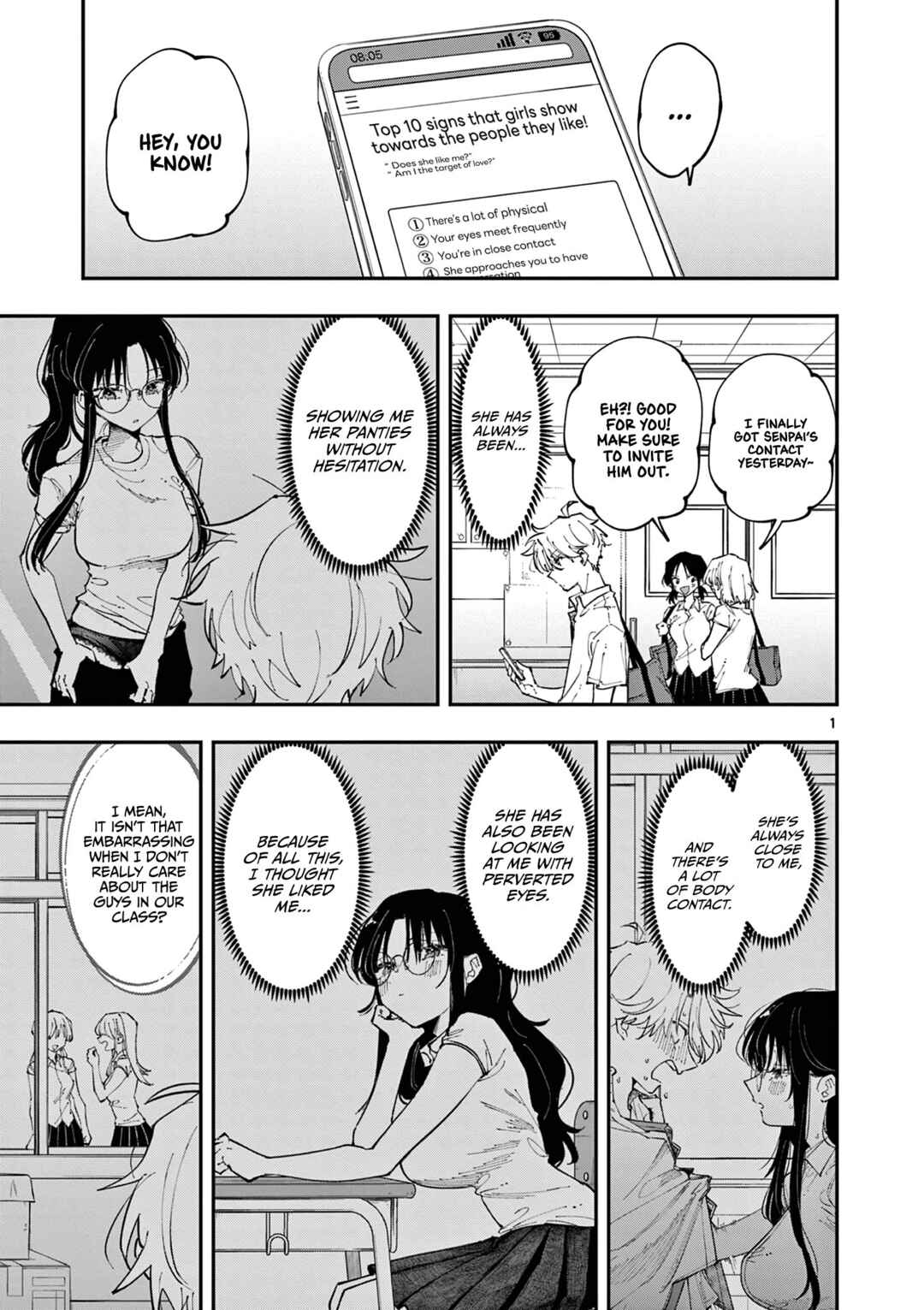 Tonari no Seki no Yatsu ga Souiu Me de Mitekuru Chapter 15 - Page 1