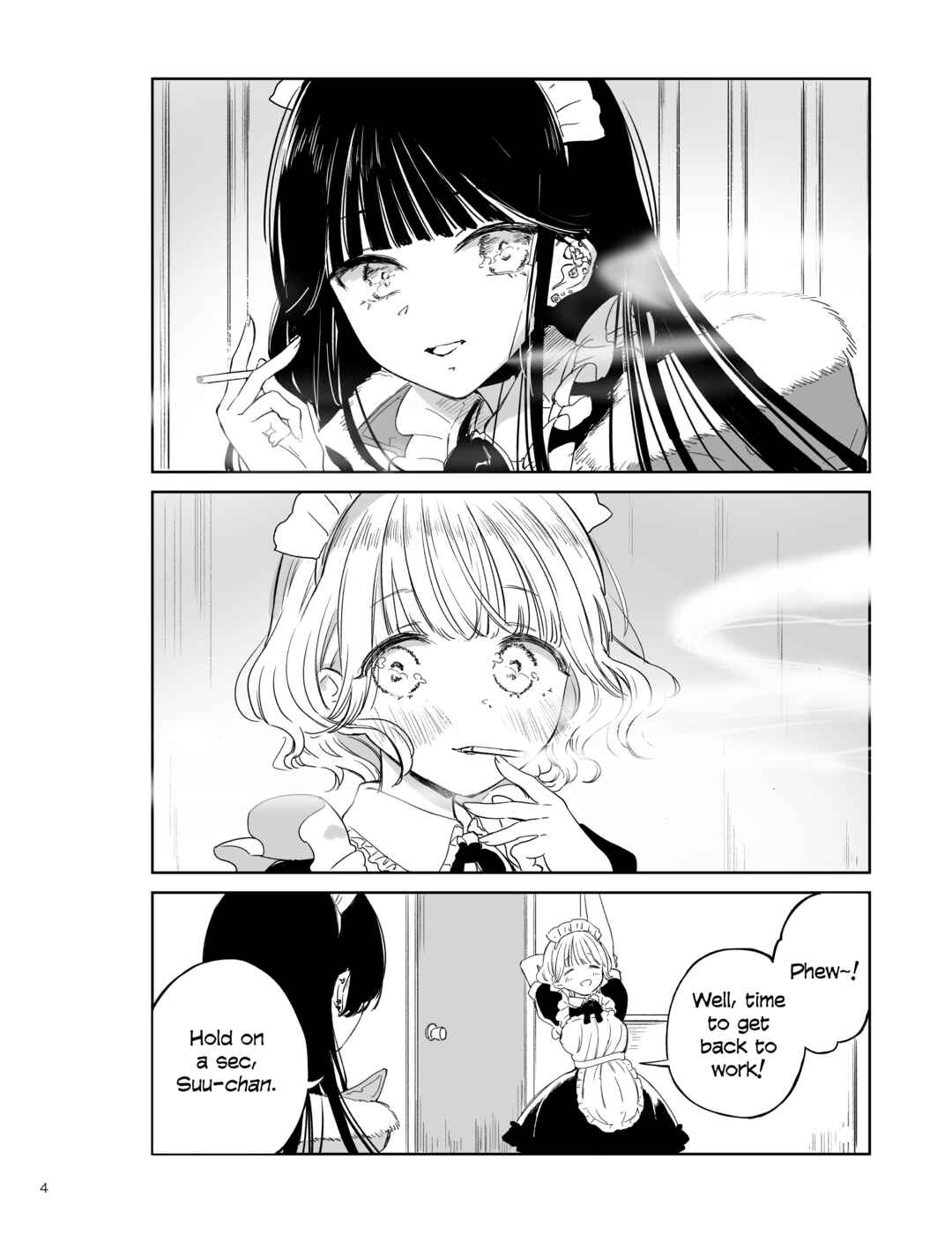 Akogare no Maid-san wa Tobacco ga Niau (Pre-Serialization) Chapter 2 - Page 4