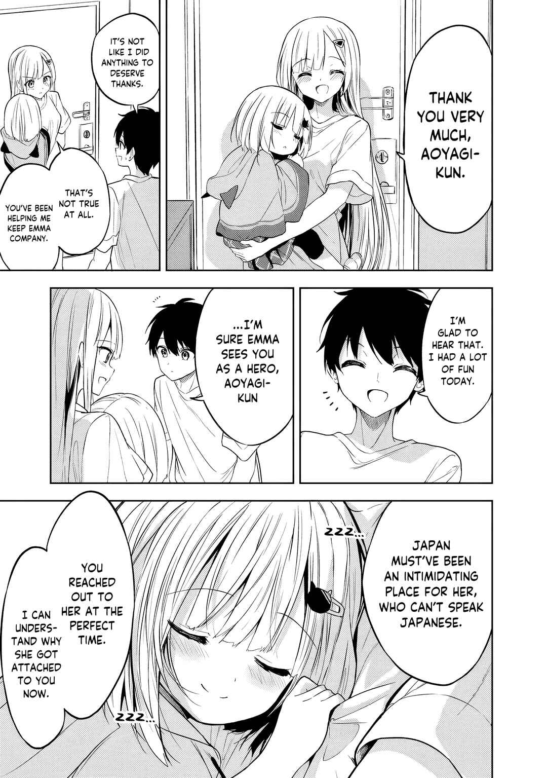 Maigo ni Natteita Youjo wo Tasuketara, Otonari ni Sumu Bishoujo Ryuugakusei ga Ie ni Asobi ni Kuru you ni Natta Ken ni Tsuite Chapter 3 - Page 18