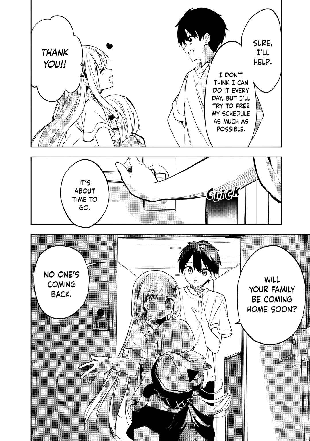 Maigo ni Natteita Youjo wo Tasuketara, Otonari ni Sumu Bishoujo Ryuugakusei ga Ie ni Asobi ni Kuru you ni Natta Ken ni Tsuite Chapter 3 - Page 21
