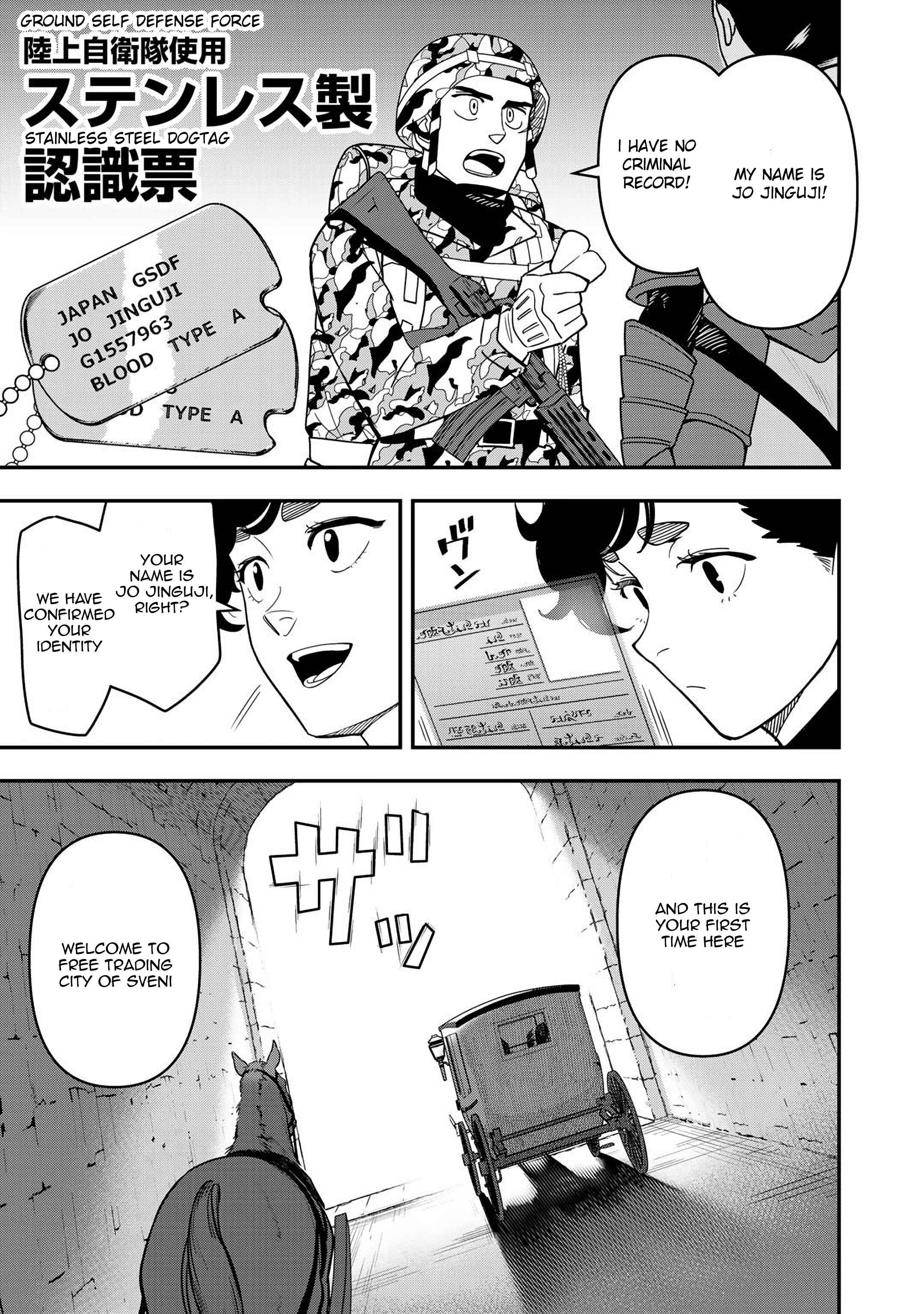 Bocchi Jieikan no Isekai Funsenki Chapter 3 - Page 8