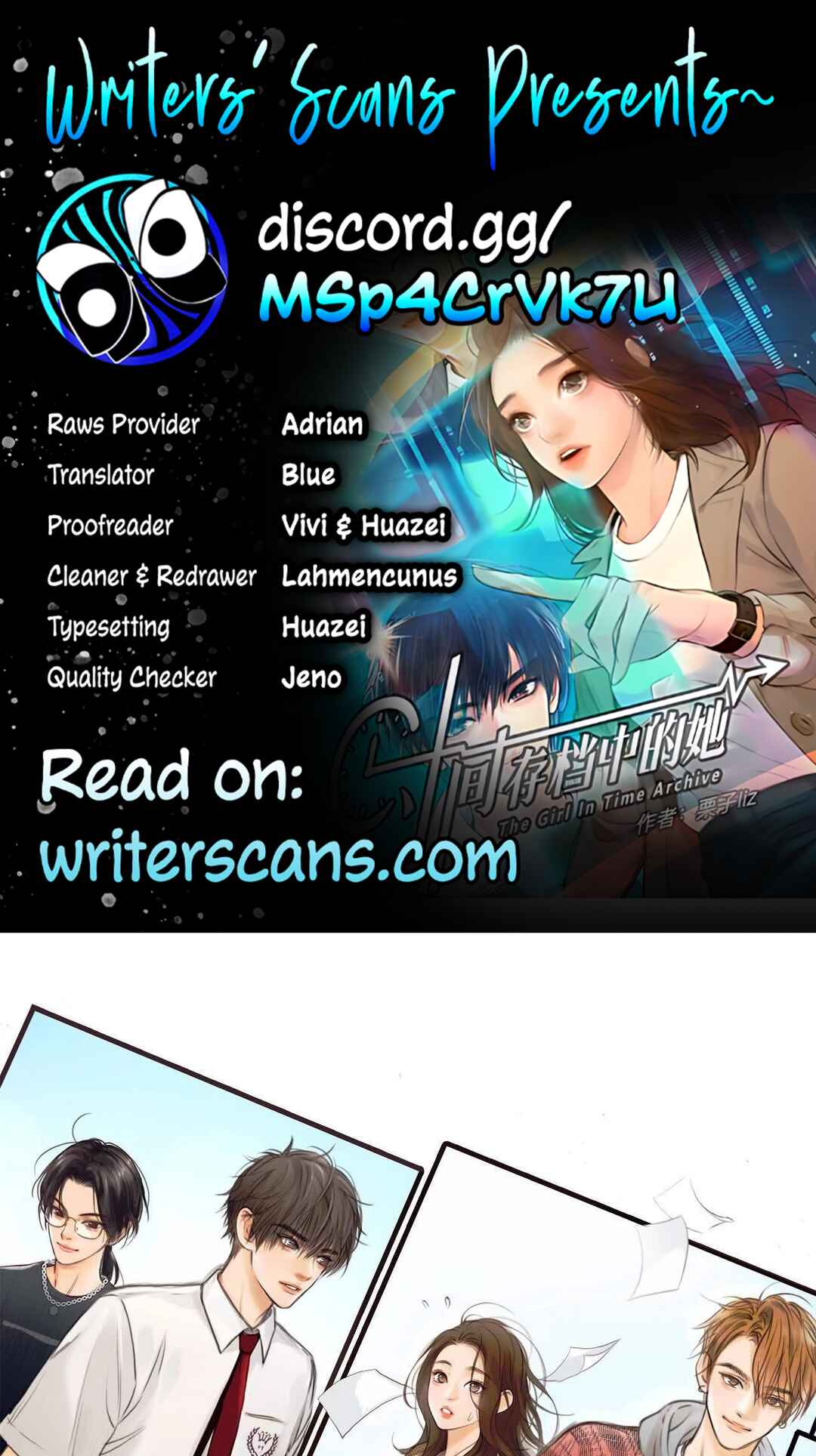 The Girl in the Time Archive Chapter 5 - Page 1