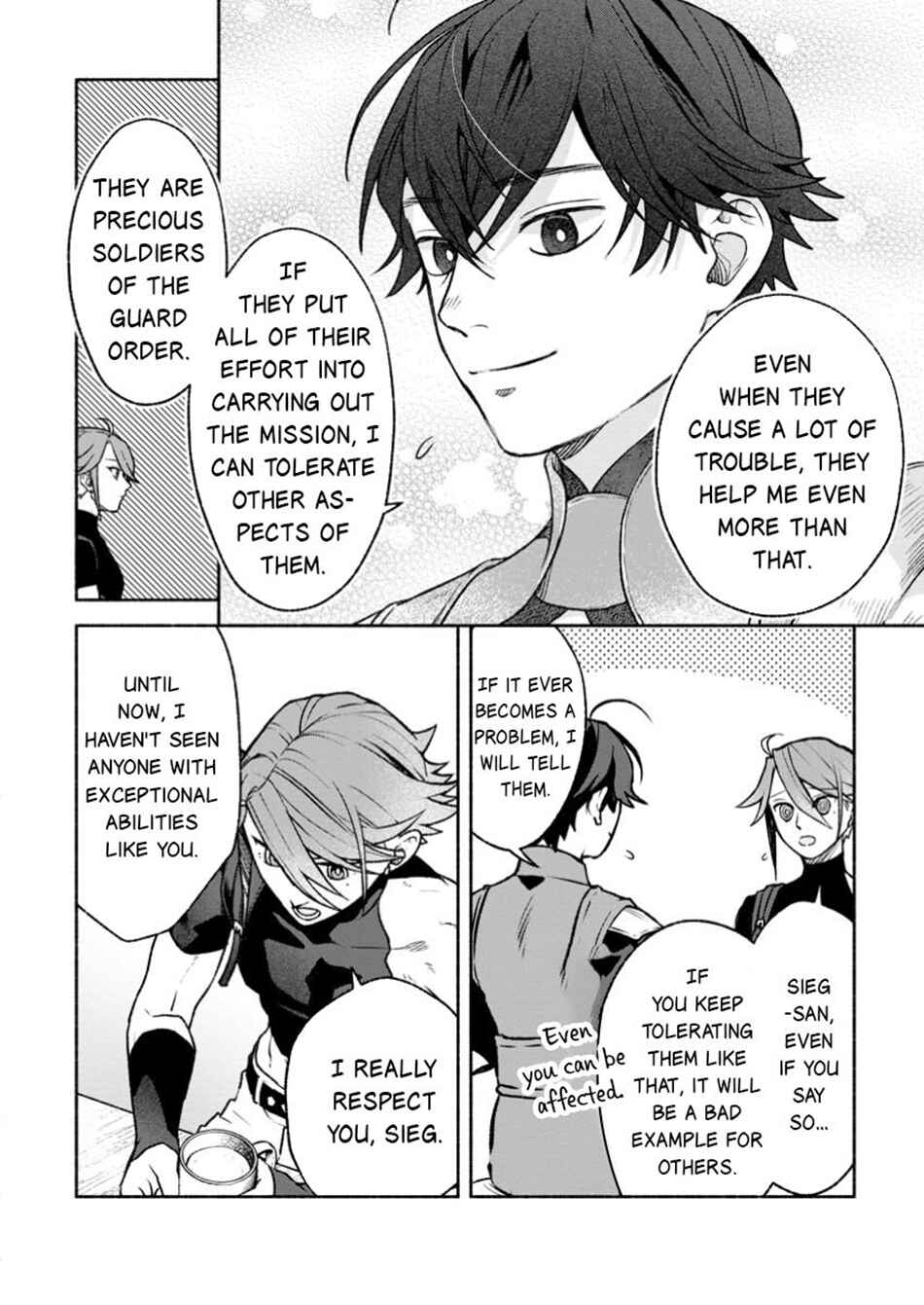 Sono Monban, Saikyou ni Tsuki: Tsuihou Sareta Bougyoryoku 9999 no Senshi, Outo no Monban to shite Musou Suru Chapter 38 - Page 19