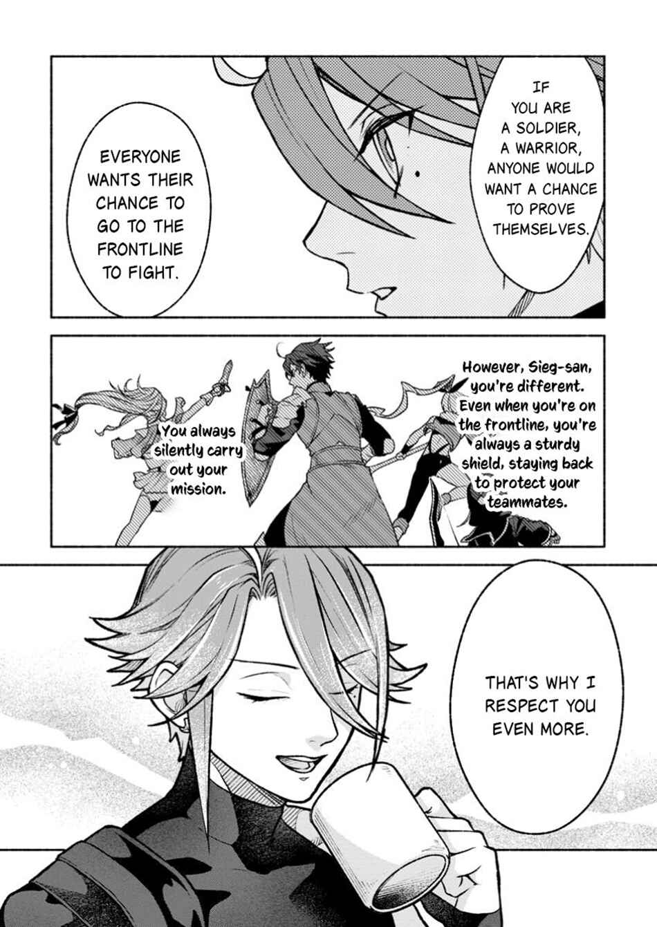 Sono Monban, Saikyou ni Tsuki: Tsuihou Sareta Bougyoryoku 9999 no Senshi, Outo no Monban to shite Musou Suru Chapter 38 - Page 20