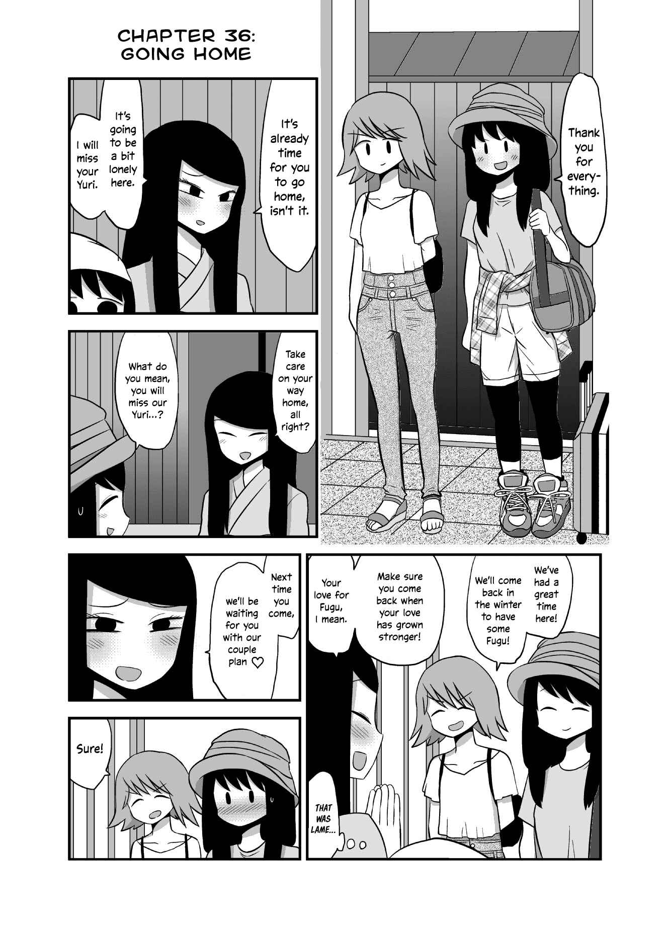 Yuri Natsu: Minshuku Kagaya Chapter 36 - Page 1