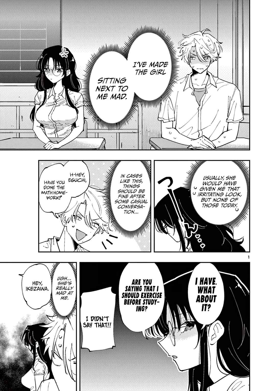 Tonari no Seki no Yatsu ga Souiu Me de Mitekuru Chapter 9 - Page 1