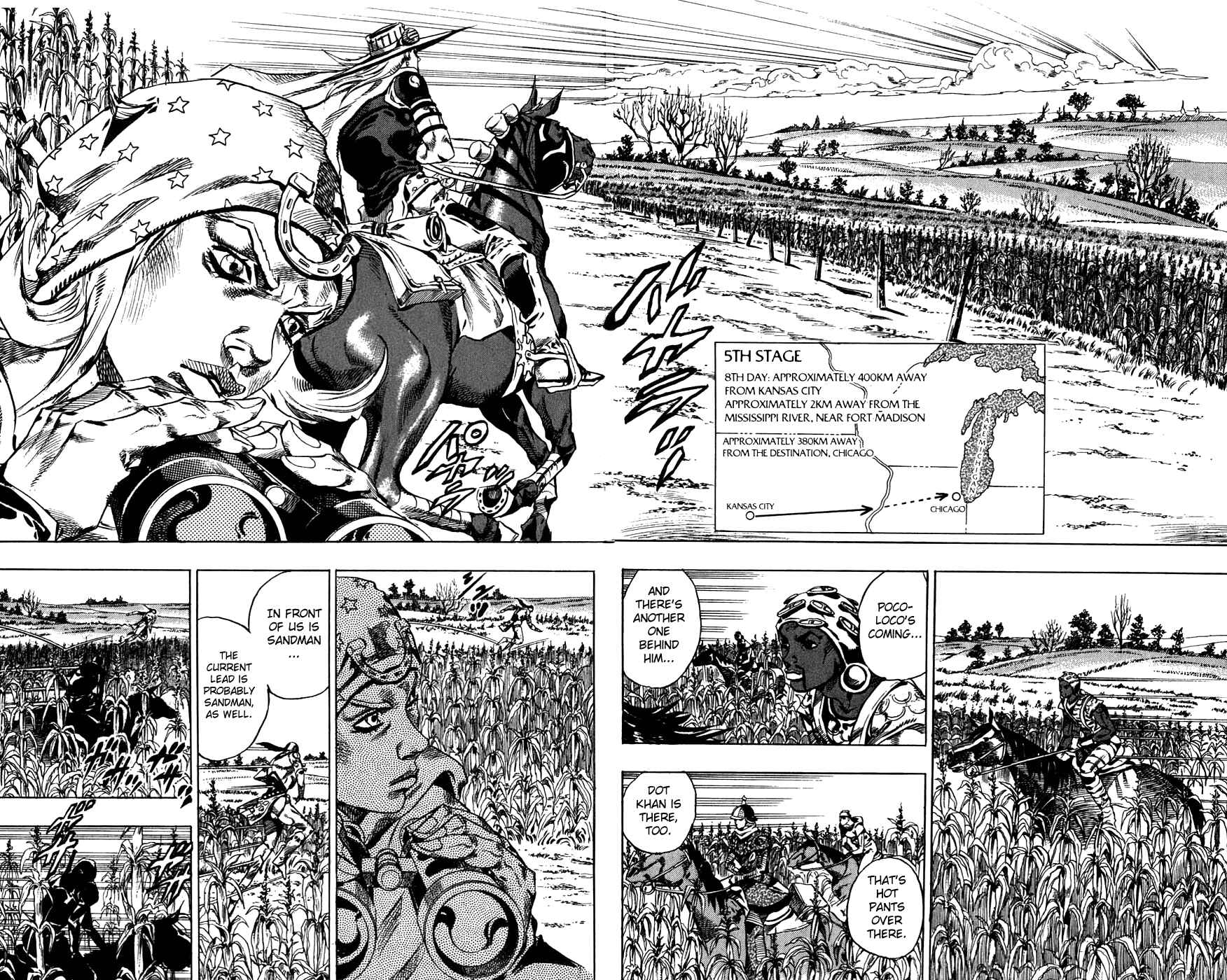 JoJo no Kimyou na Bouken: Part 7 - Steel Ball Run Chapter 41 - Page 2