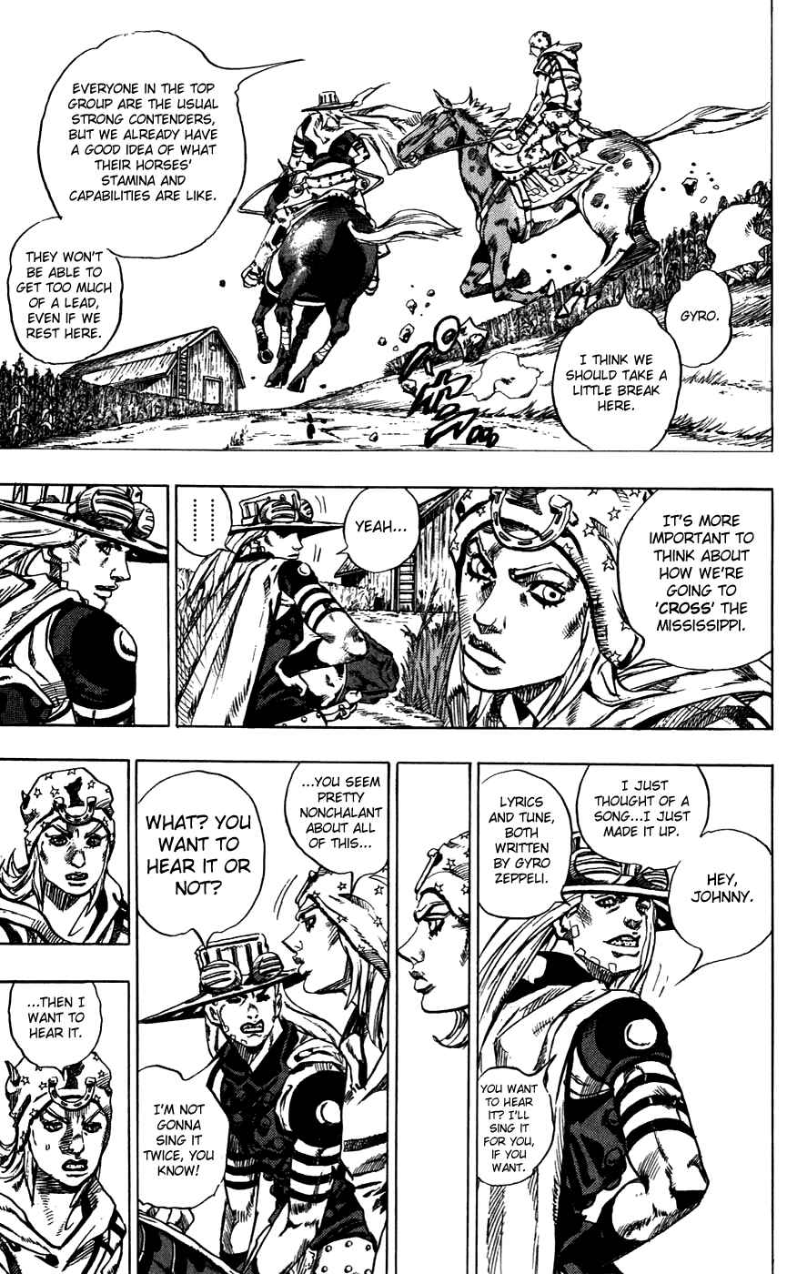 JoJo no Kimyou na Bouken: Part 7 - Steel Ball Run Chapter 41 - Page 4