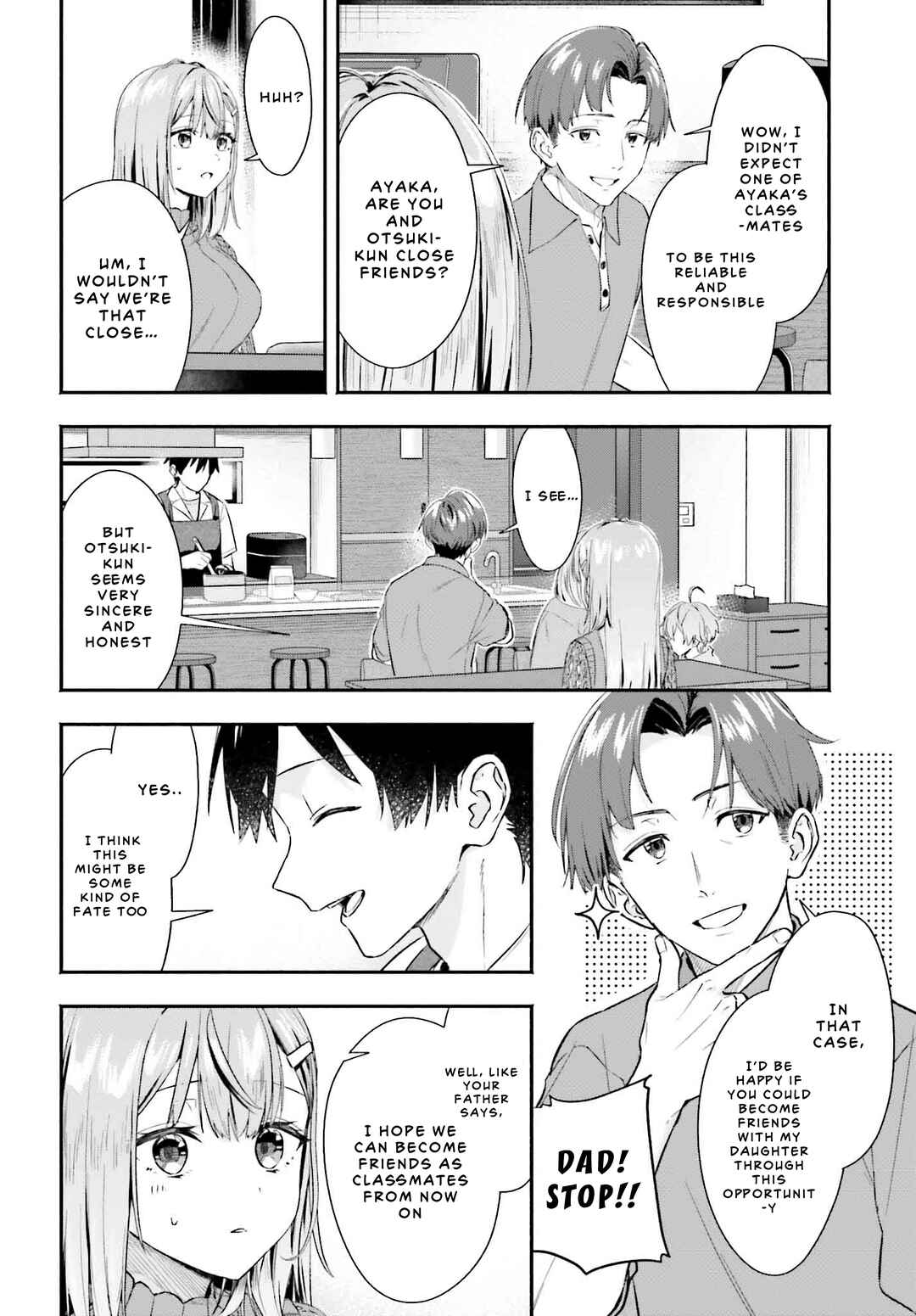 Kaji Daikou no Arubaito wo Hajimetara Gakuen Ichi no Bishoujo no Kazoku ni Kiniirarechaimashita. Chapter 5.2 - Page 2