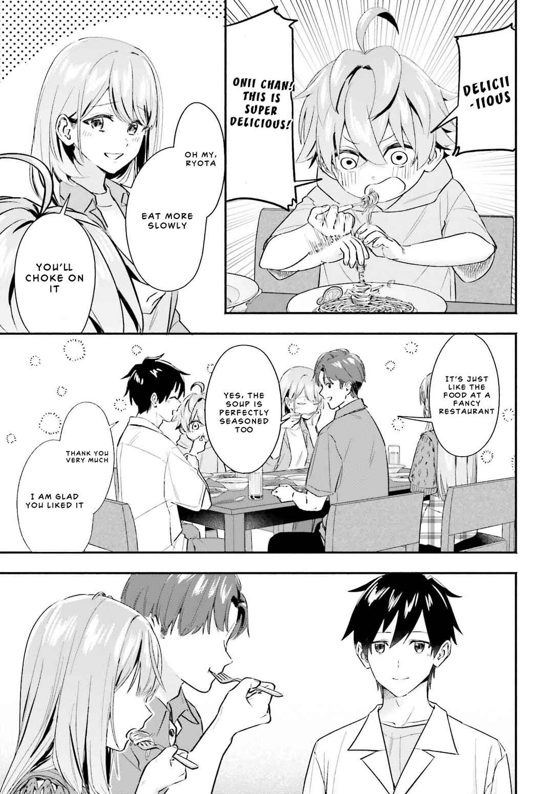 Kaji Daikou no Arubaito wo Hajimetara Gakuen Ichi no Bishoujo no Kazoku ni Kiniirarechaimashita. Chapter 5.2 - Page 9