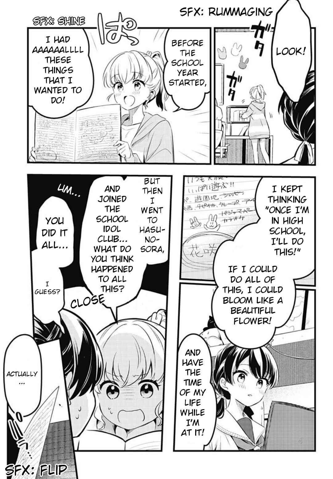 Love Live! flowers* - Hasunosora Girls' High School Idol Club - Chapter 5 - Page 14