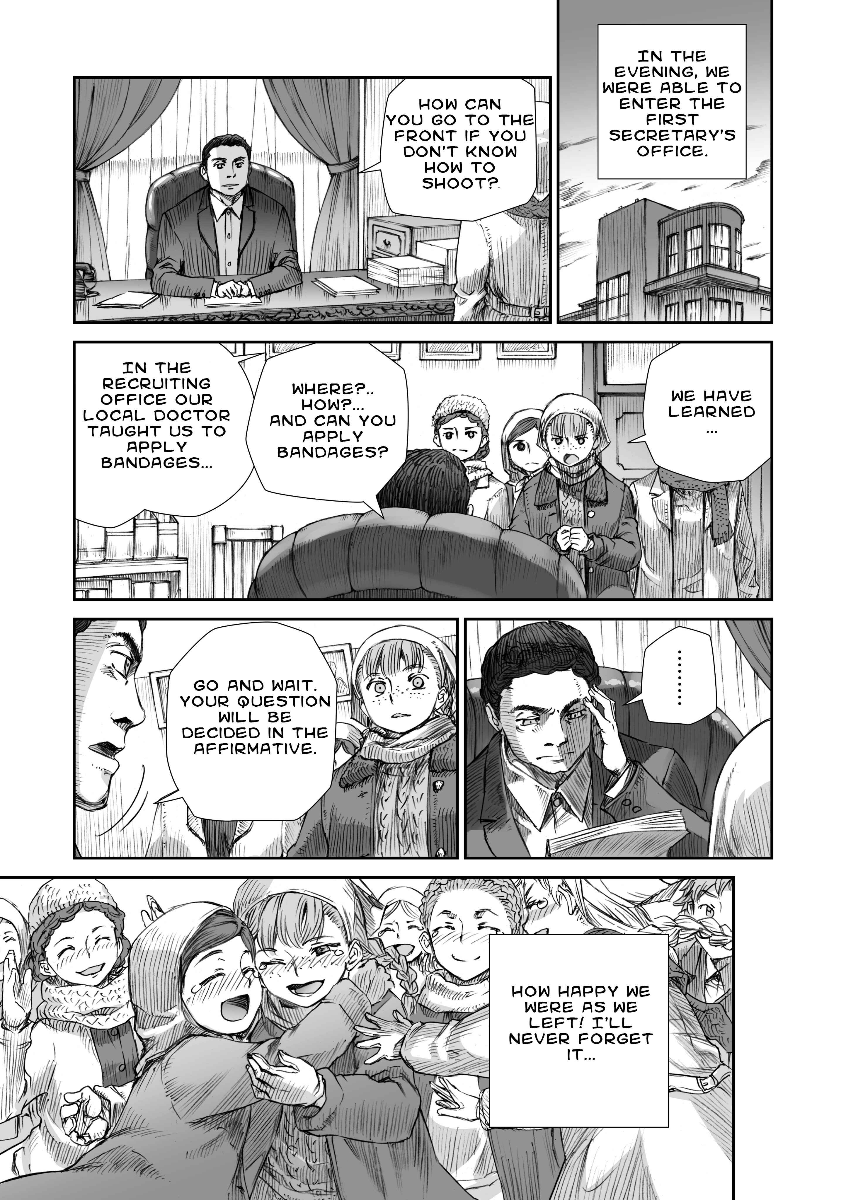 Sensou wa Onna no Kao wo Shiteinai Chapter 9 - Page 13
