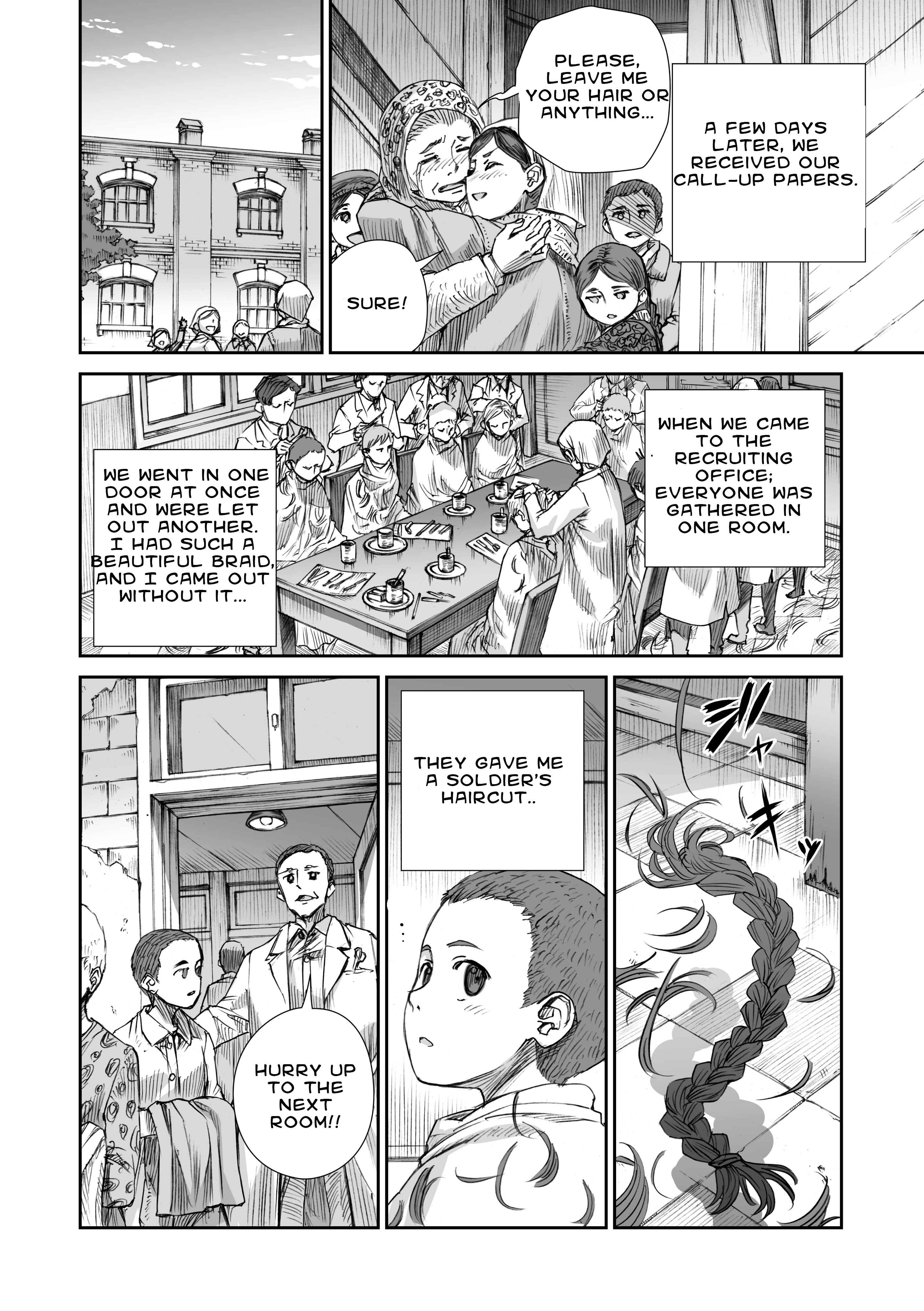 Sensou wa Onna no Kao wo Shiteinai Chapter 9 - Page 14