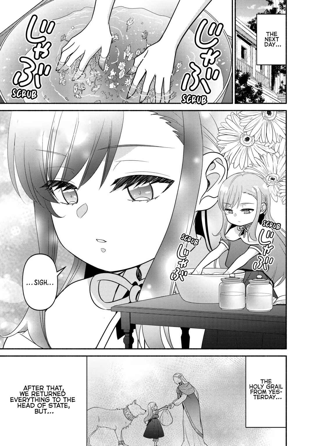 Tensei Youjo.: Shinjuu to Ouji to, Saikyou no Oji-san Youhei-dan no Naka de Ikiru Chapter 31 - Page 13