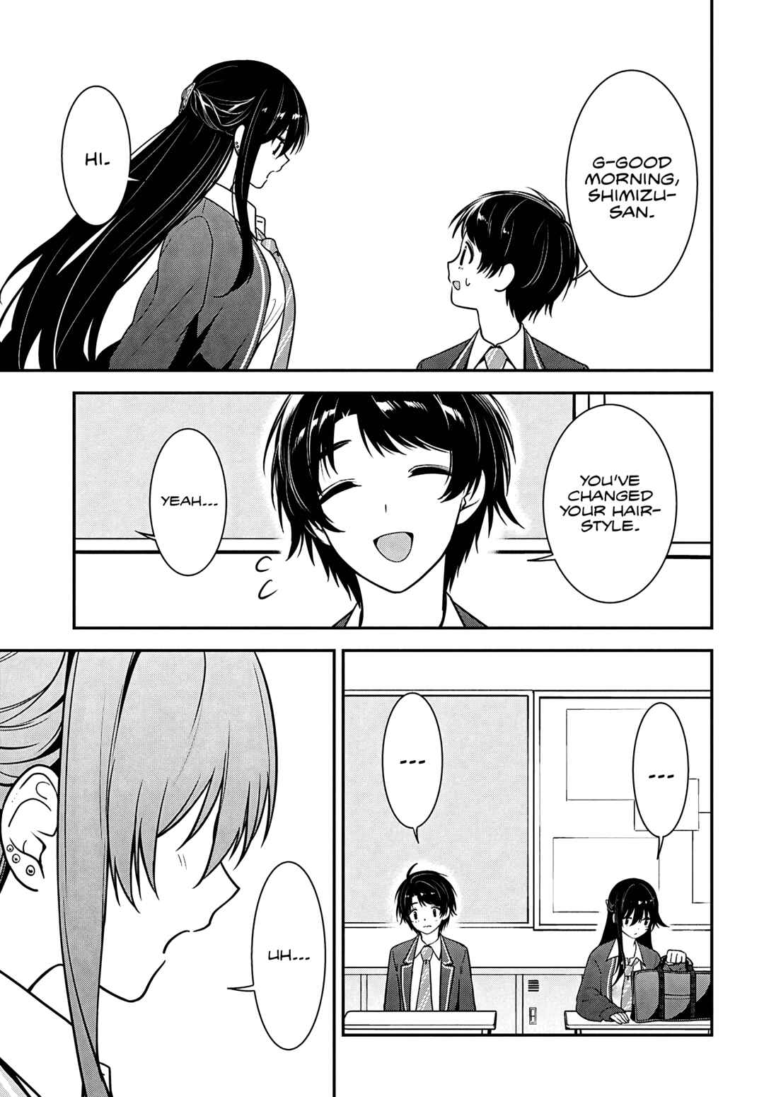 Tonari no Seki no Yankee Shimizu-san ga Kami wo Kuroku Sometekita Chapter 11 - Page 28