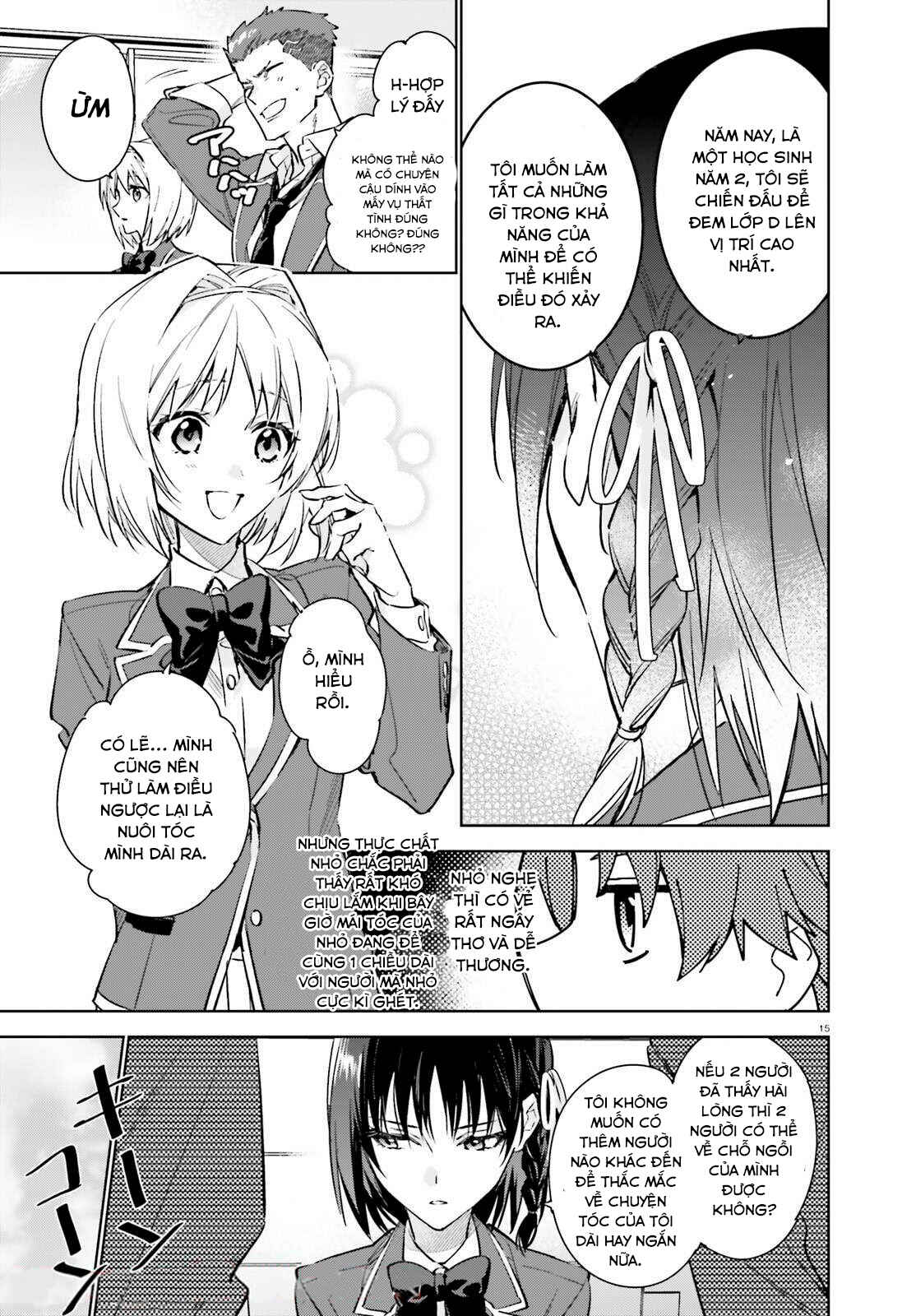 Youkoso Jitsuryoku Shijou Shugi no Kyoushitsu e: 2-nensei-hen Chapter 1 - Page 15