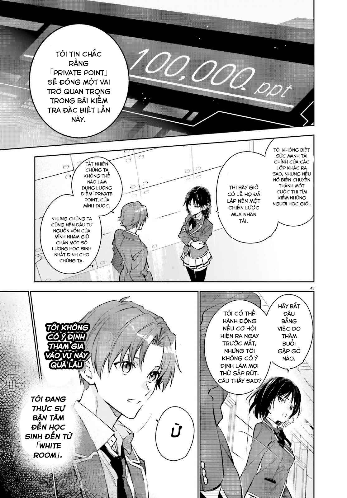 Youkoso Jitsuryoku Shijou Shugi no Kyoushitsu e: 2-nensei-hen Chapter 1 - Page 43