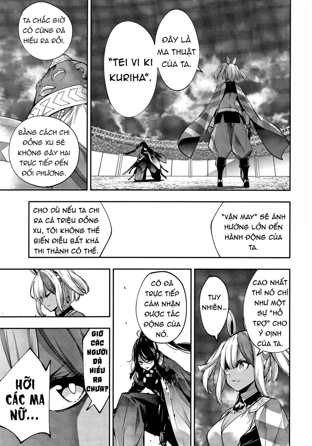 Majo Taisen - 32-nin no Isai no Majo wa Koroshiau Chapter 54 - Page 37