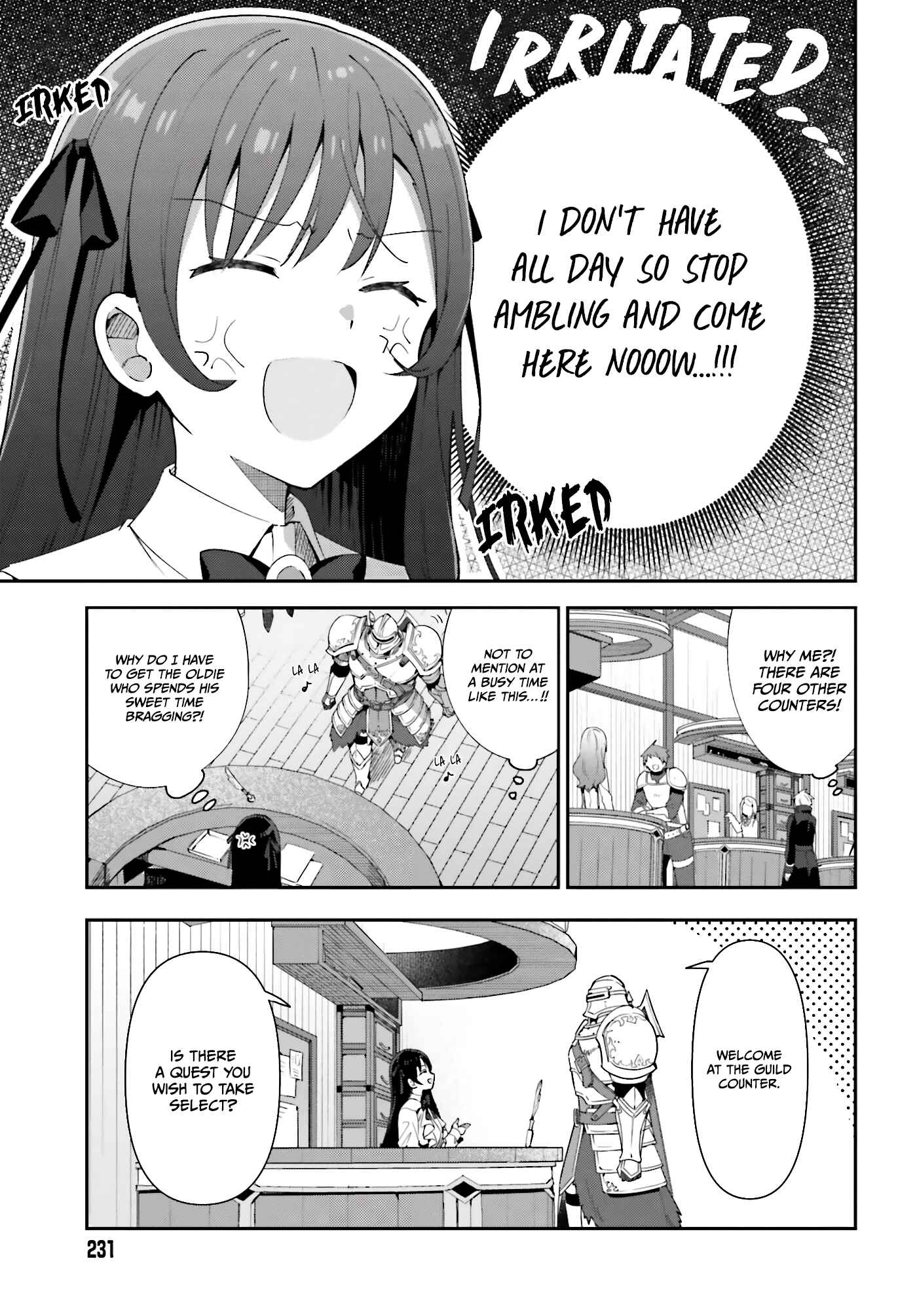 Guild no Uketsukejou Desu ga, Zangyou wa Iya Nanode Boss wo Solo Toubatsu Shiyou to Omoimasu Chapter 1 - Page 7