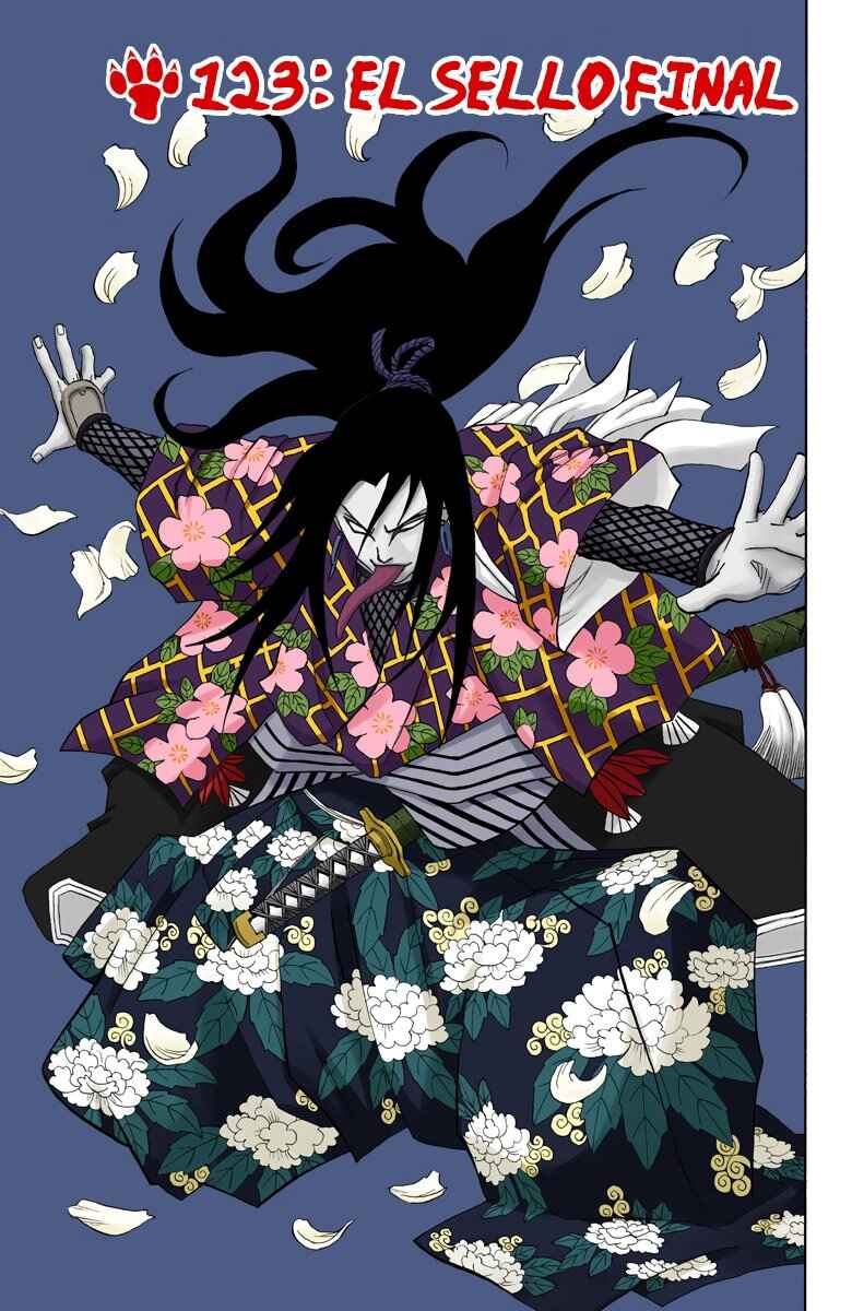 Naruto (Official Colored) Chapter 123 - Page 1