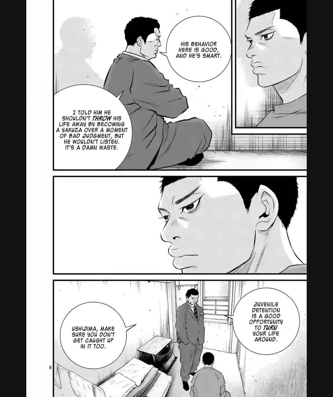 Juvenile Detention Center Ushijima-kun Chapter 18 - Page 8