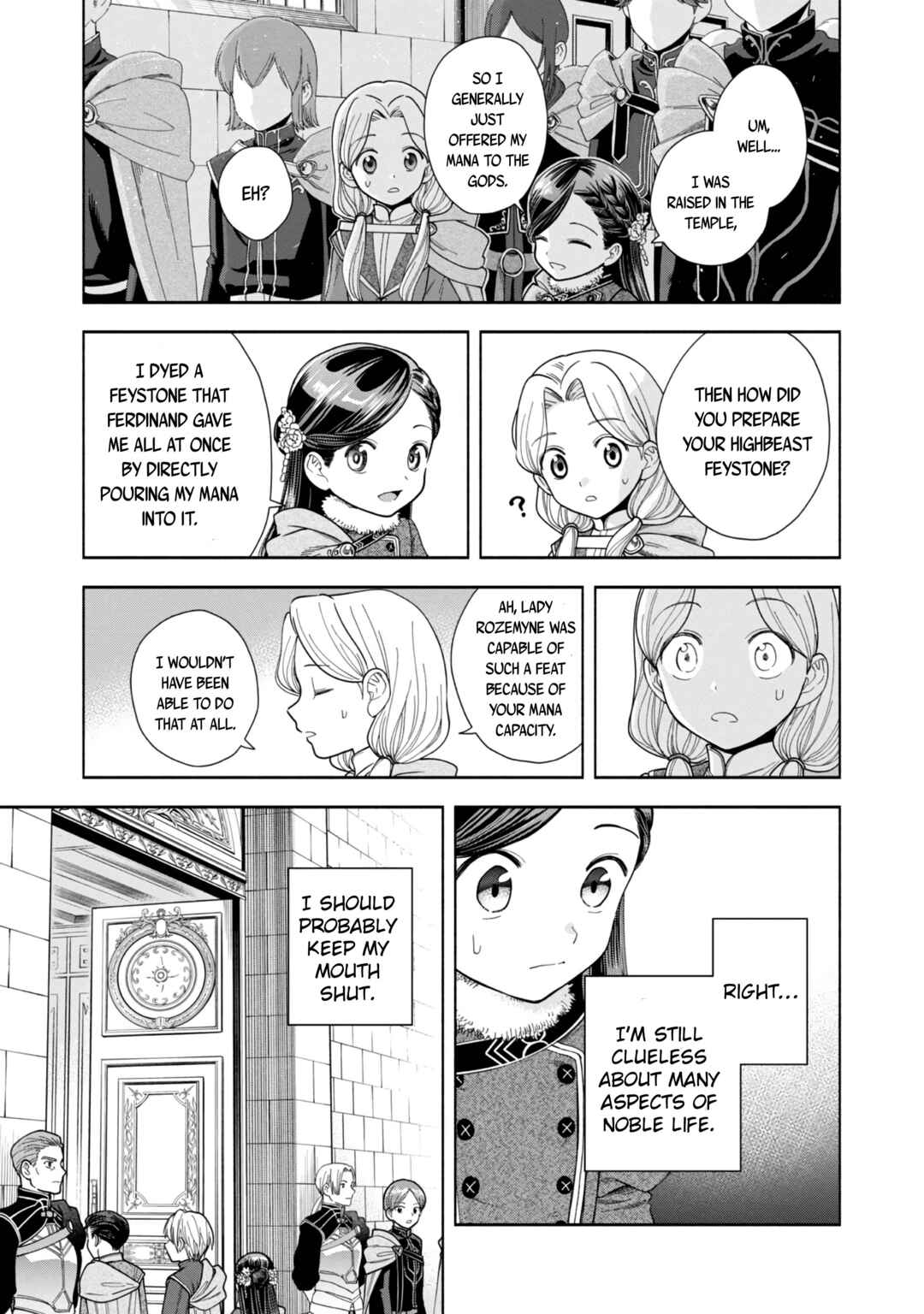 Honzuki no Gekokujou: Shisho ni Naru tame ni wa Shudan o Erandeiraremasen—Dai-4 Bu: Kizokuin no Toshokan o Sukuitai! Chapter 9 - Page 18