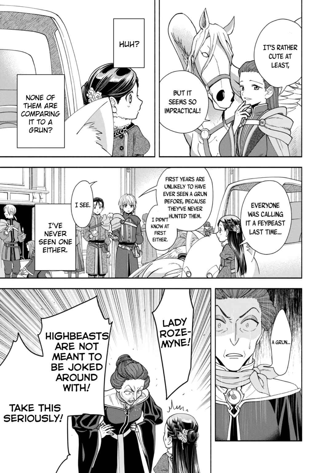 Honzuki no Gekokujou: Shisho ni Naru tame ni wa Shudan o Erandeiraremasen—Dai-4 Bu: Kizokuin no Toshokan o Sukuitai! Chapter 9 - Page 26