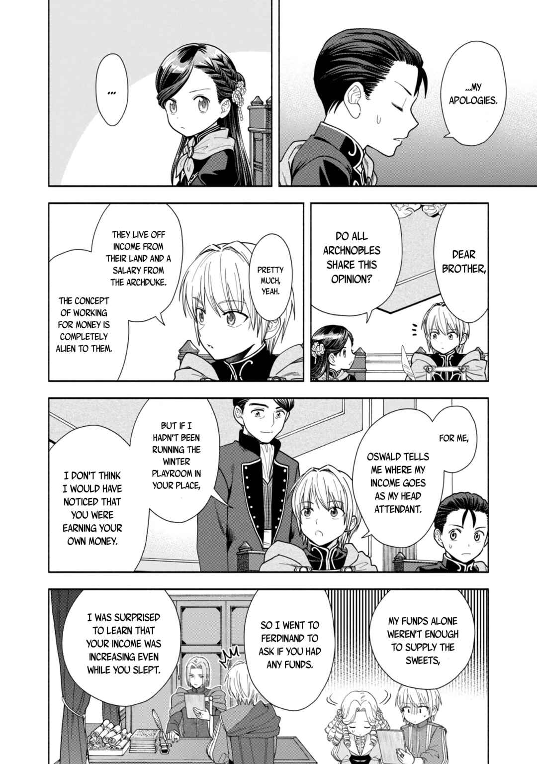 Honzuki no Gekokujou: Shisho ni Naru tame ni wa Shudan o Erandeiraremasen—Dai-4 Bu: Kizokuin no Toshokan o Sukuitai! Chapter 9 - Page 5