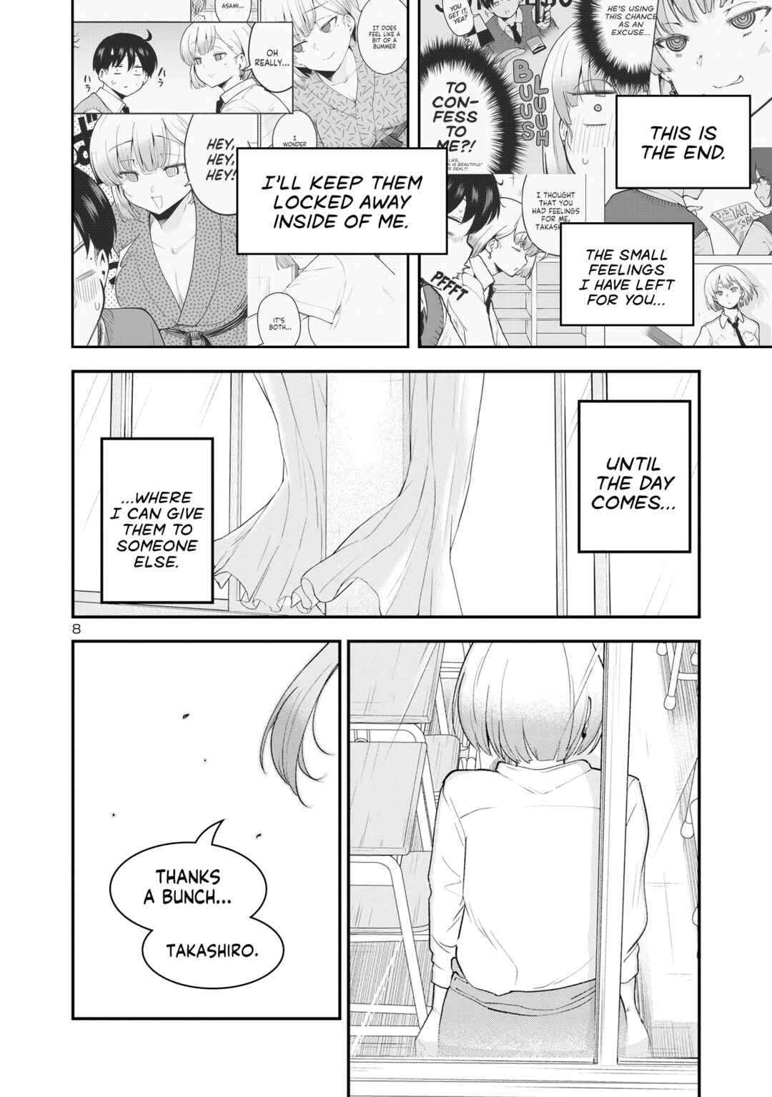 Meika-san wa Oshikorosenai Chapter 150 - Page 8